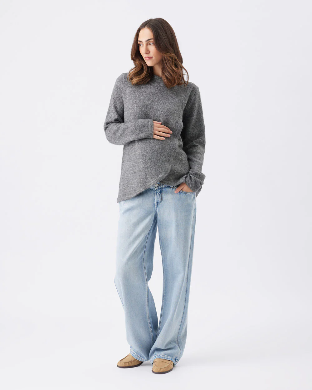 Addison Nursing Knit Charcoal - Image 6