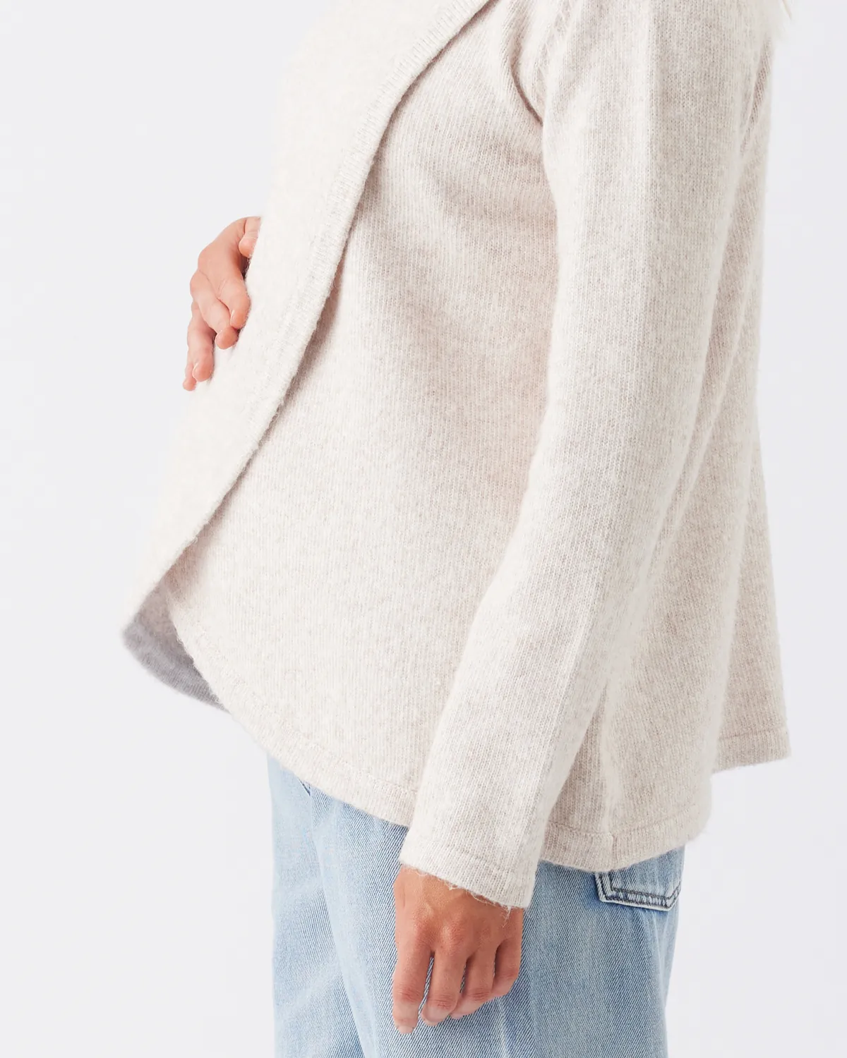 Addison Nursing Knit Mink - Image 6
