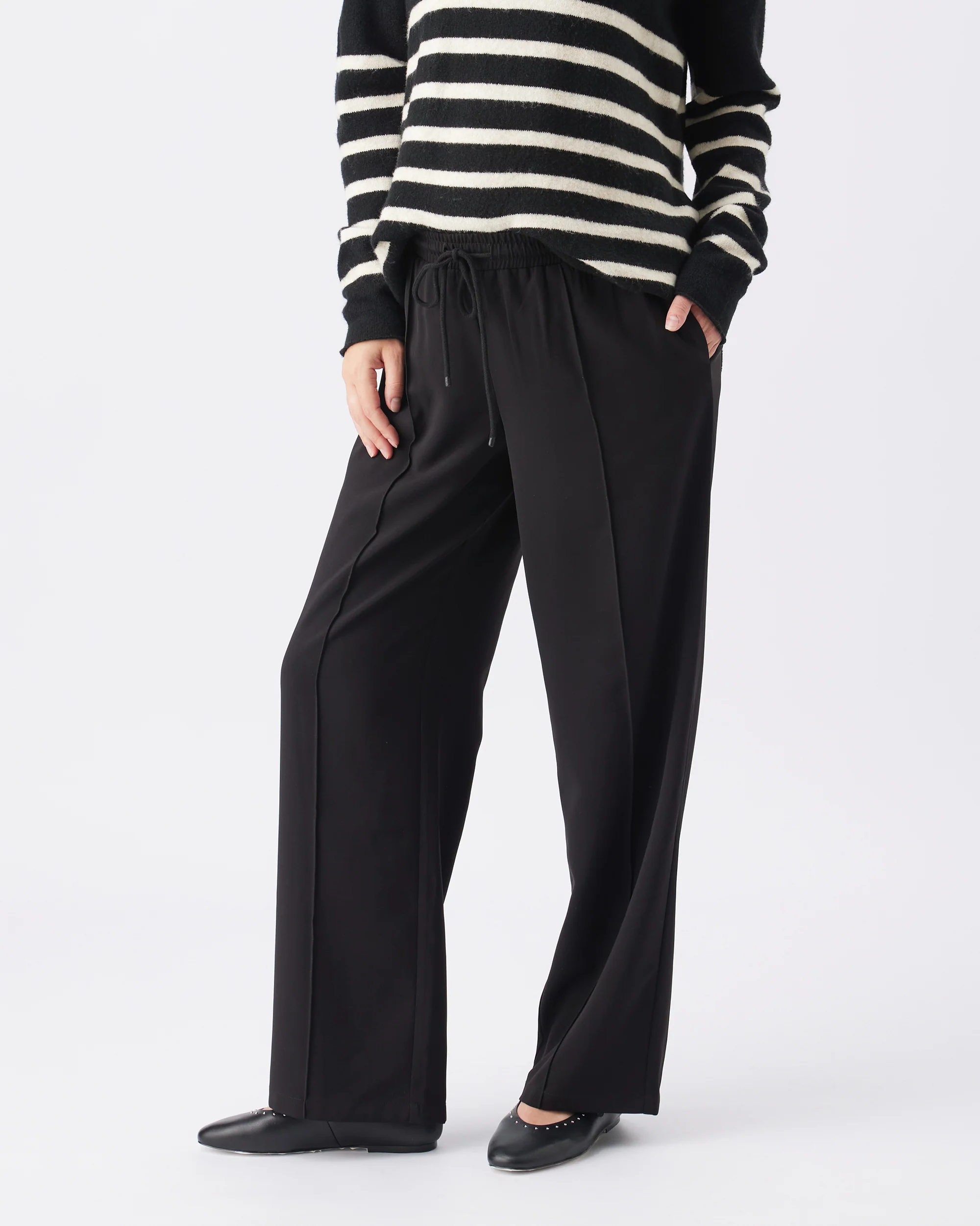 Alexa Pull-On Pant  Black - Image 2