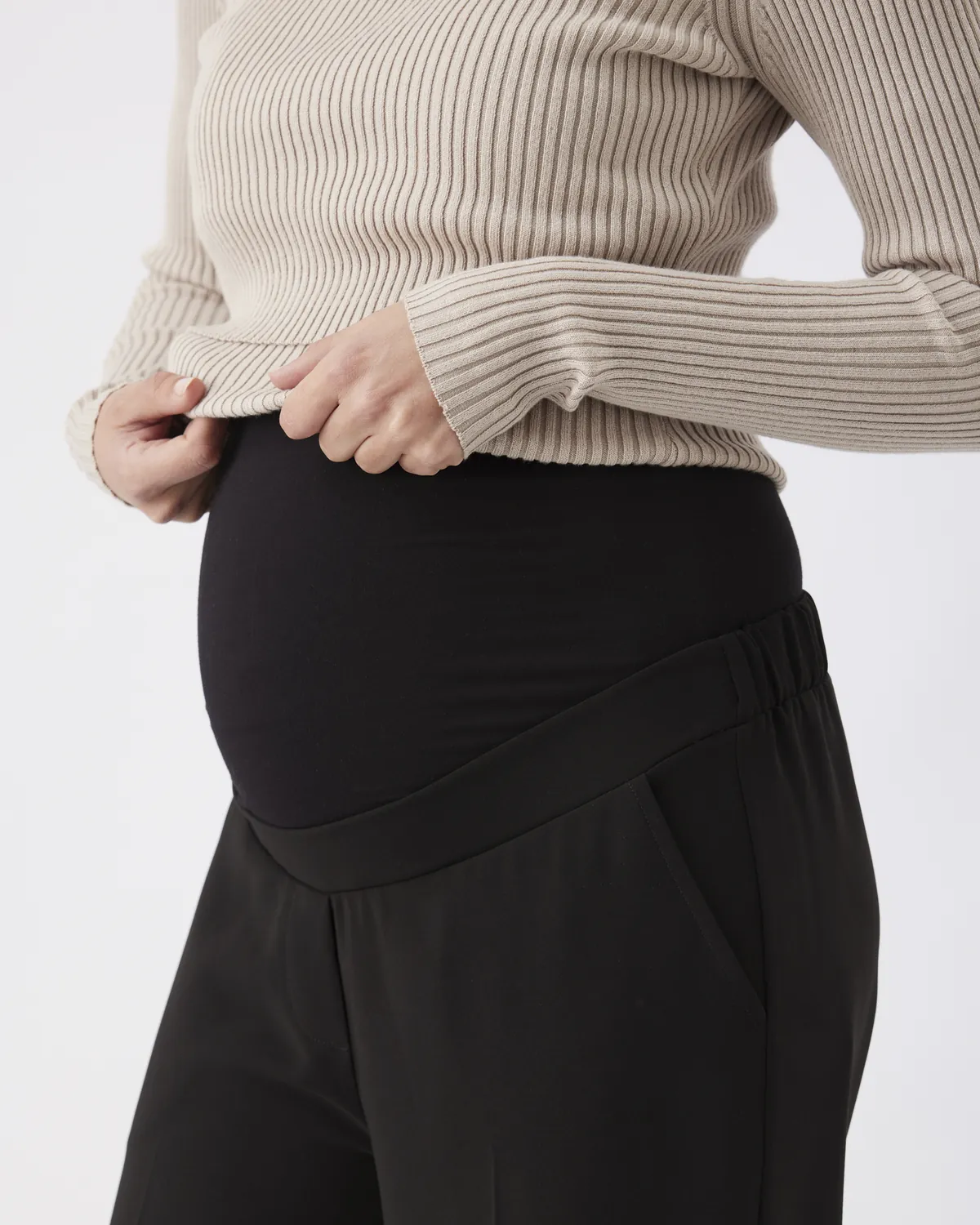 Alexa Wide Leg Pant  Black - Image 2