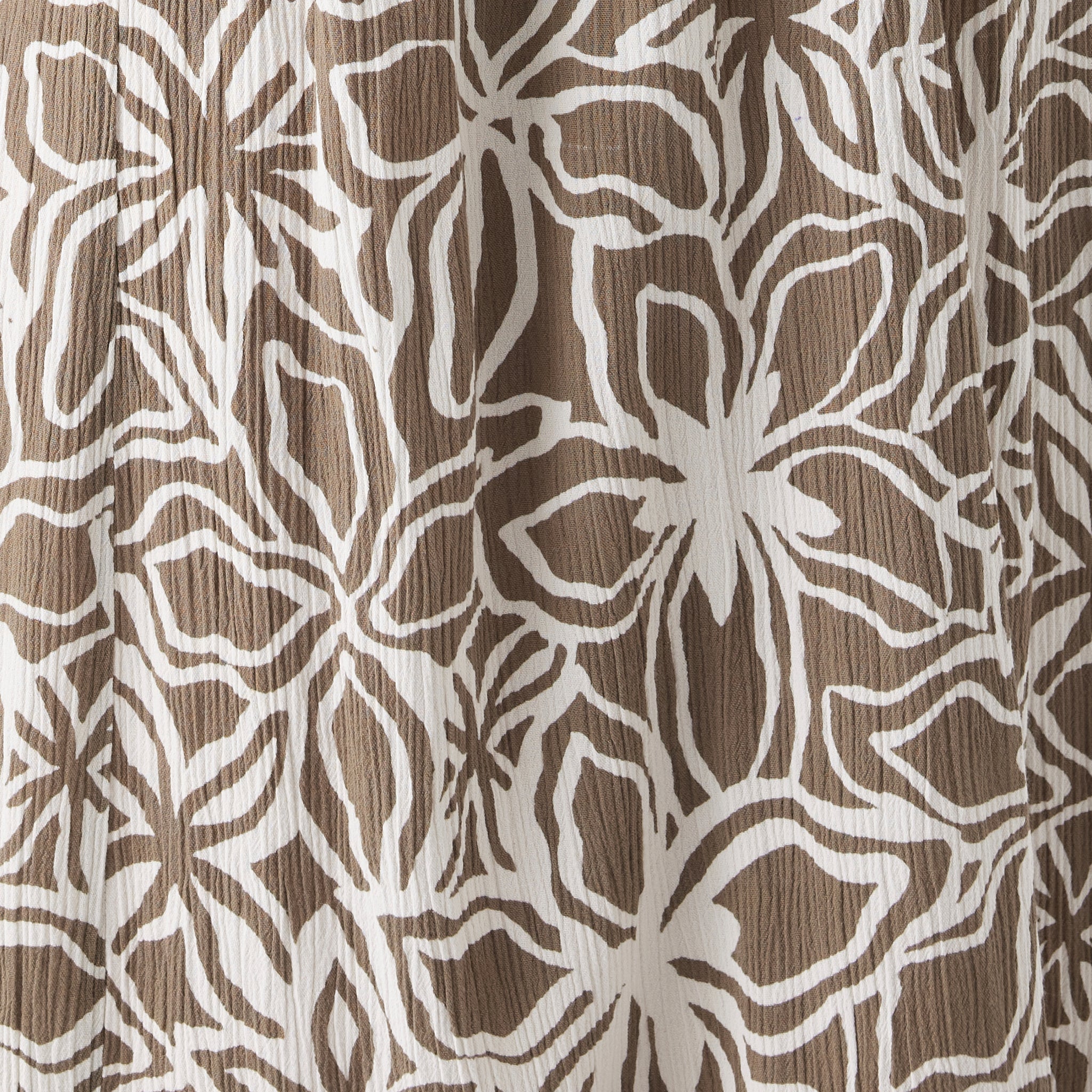 Alona Shirred Dress Olive / White - Image 5