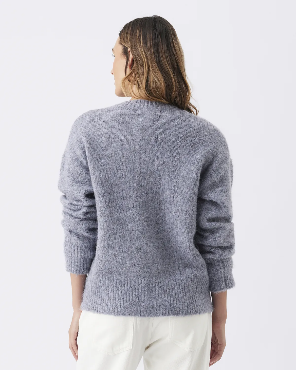 Ariana Knit Cardigan   Ash Blue - Image 6