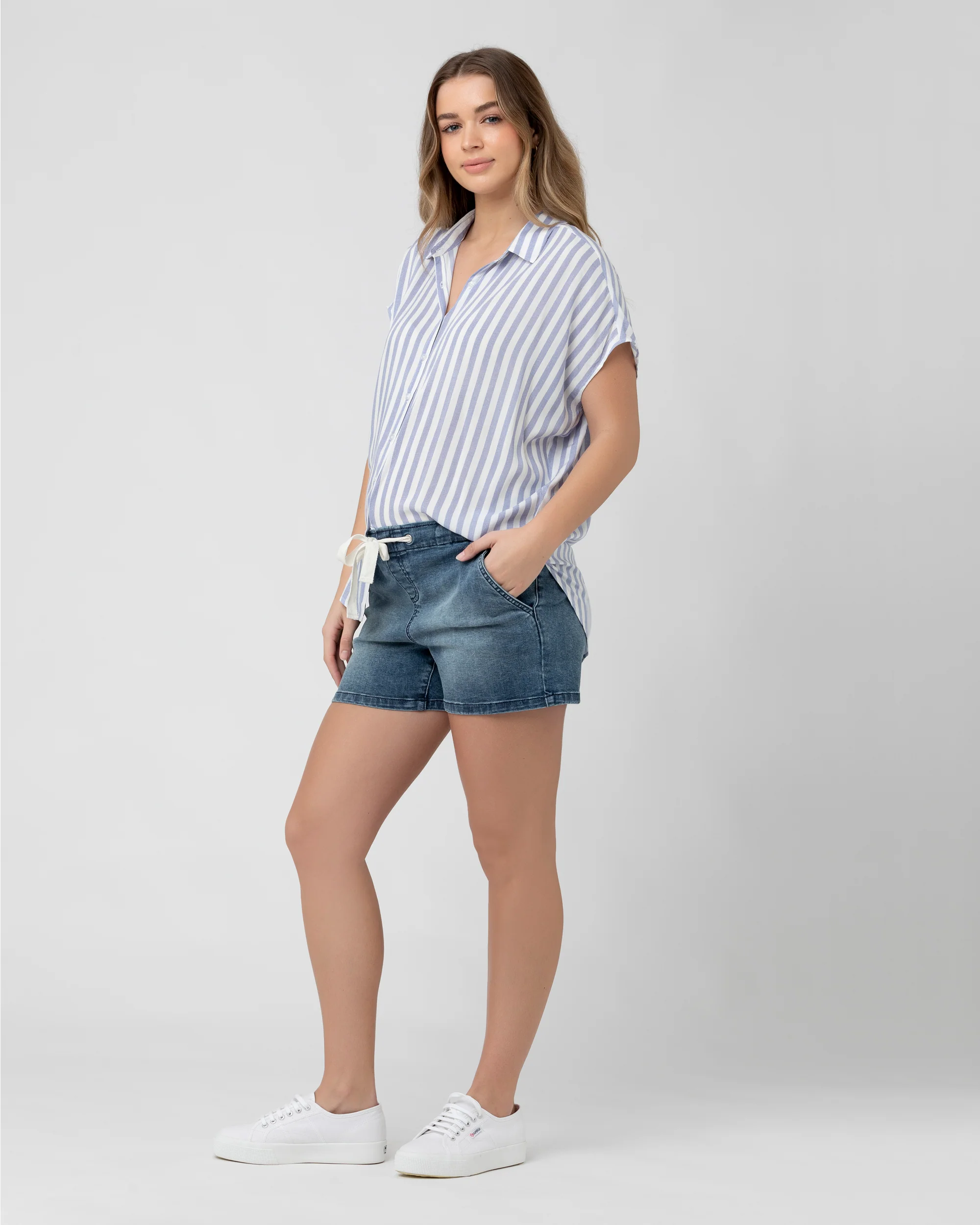 Bailey Denim Short Blue - Image 5