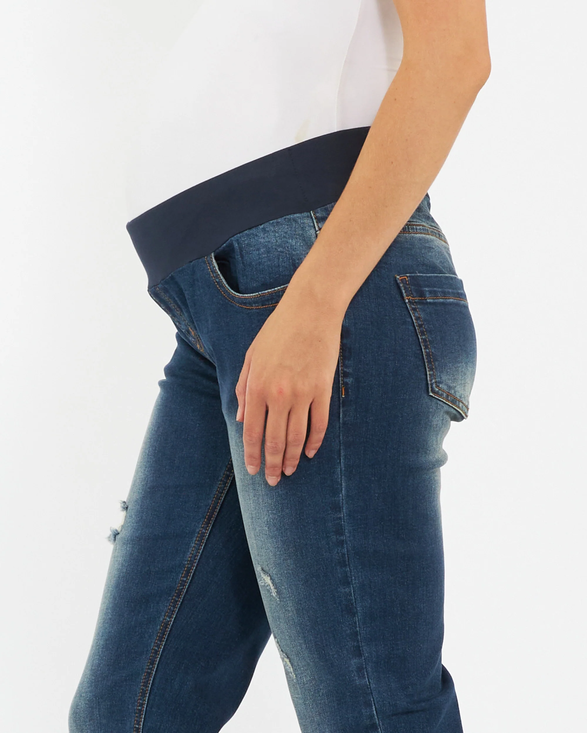 Baxter Boyfriend Jean Indigo Fade - Image 4