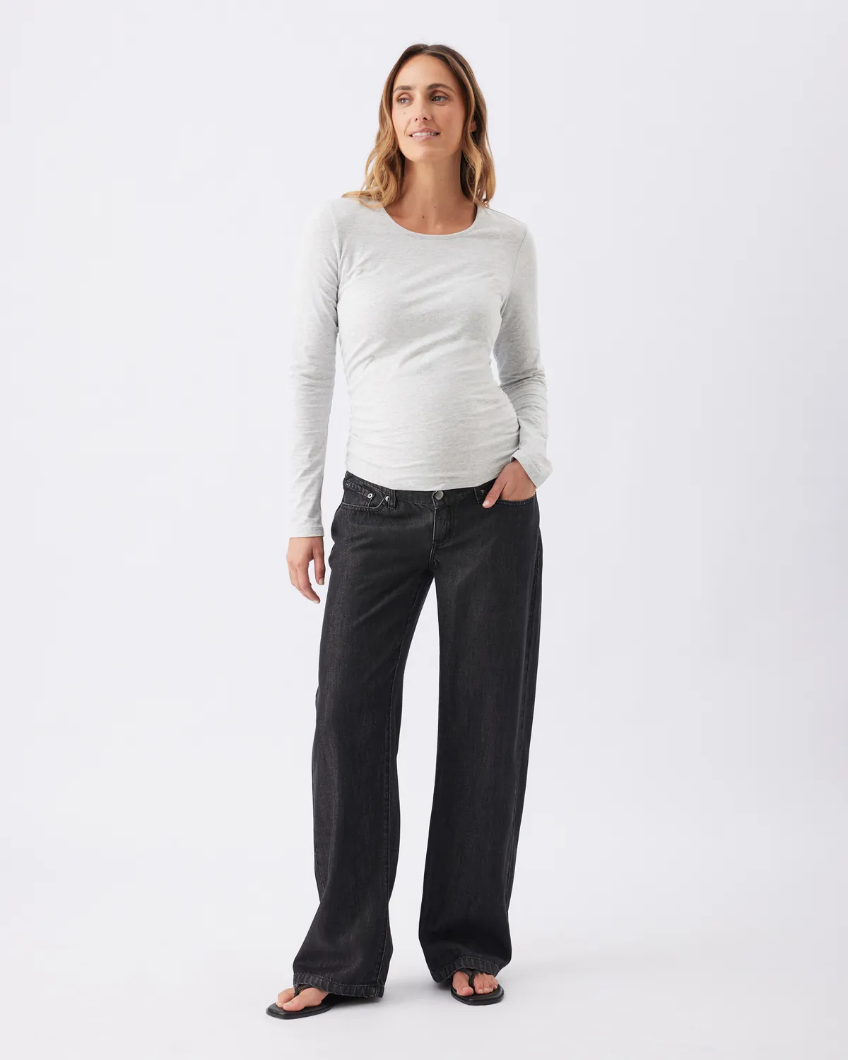 Billie Elastic Waist Jean Black