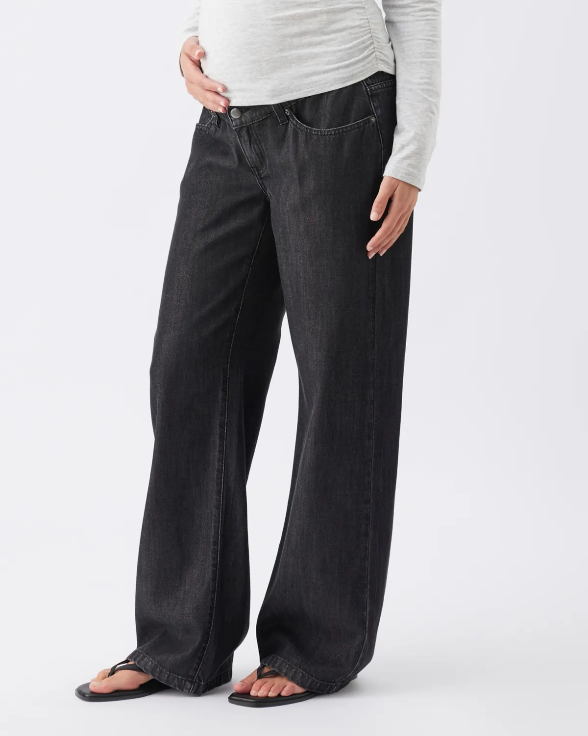 Billie Elastic Waist Jean Black - Image 3