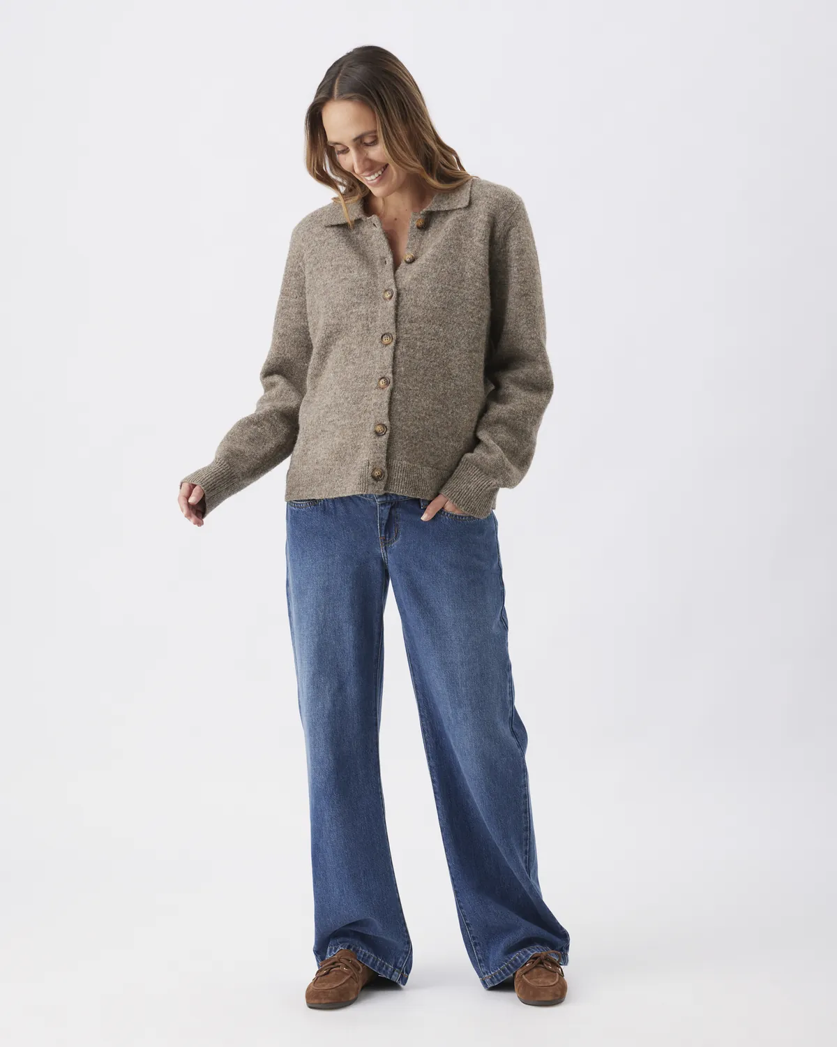 Billie Elastic Waist Jean Dark Wash - Image 6