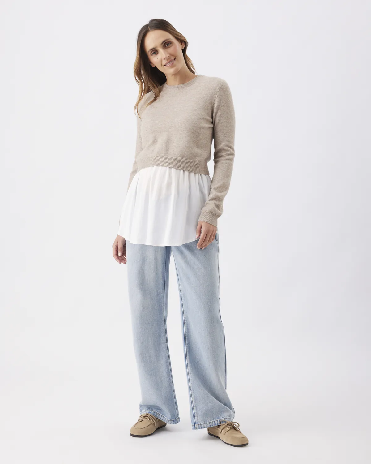 Billie Elastic Waist Jean Light Wash - Image 6