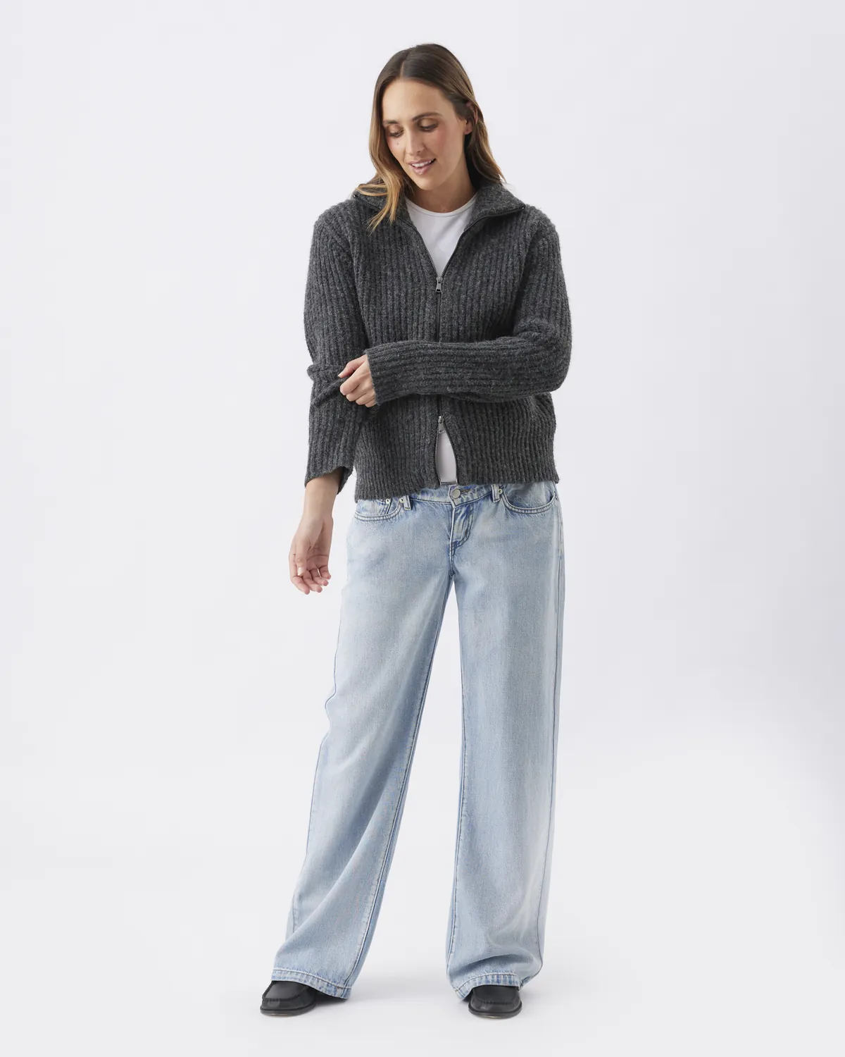 Billie Elastic Waist Jean Light Wash - Image 7