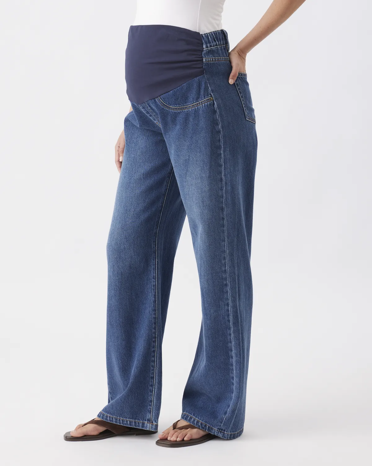 Billie Over Bump Jean Dark Wash - Image 3