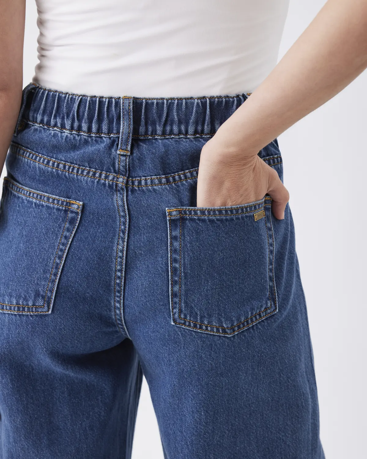 Billie Over Bump Jean Dark Wash - Image 5