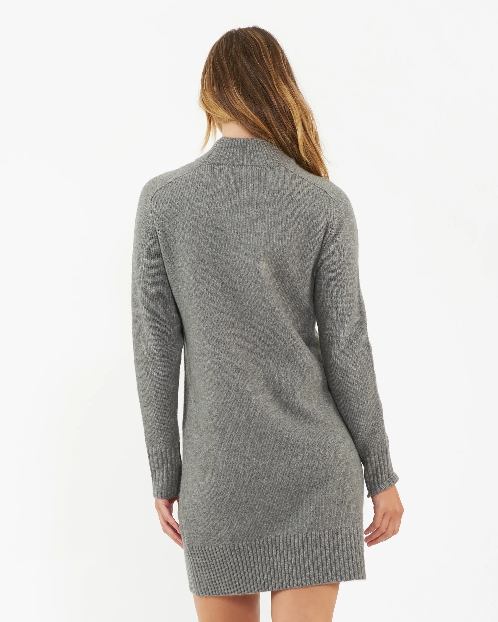 Brook Knit Sweater Dress  Grey Marle - Image 4