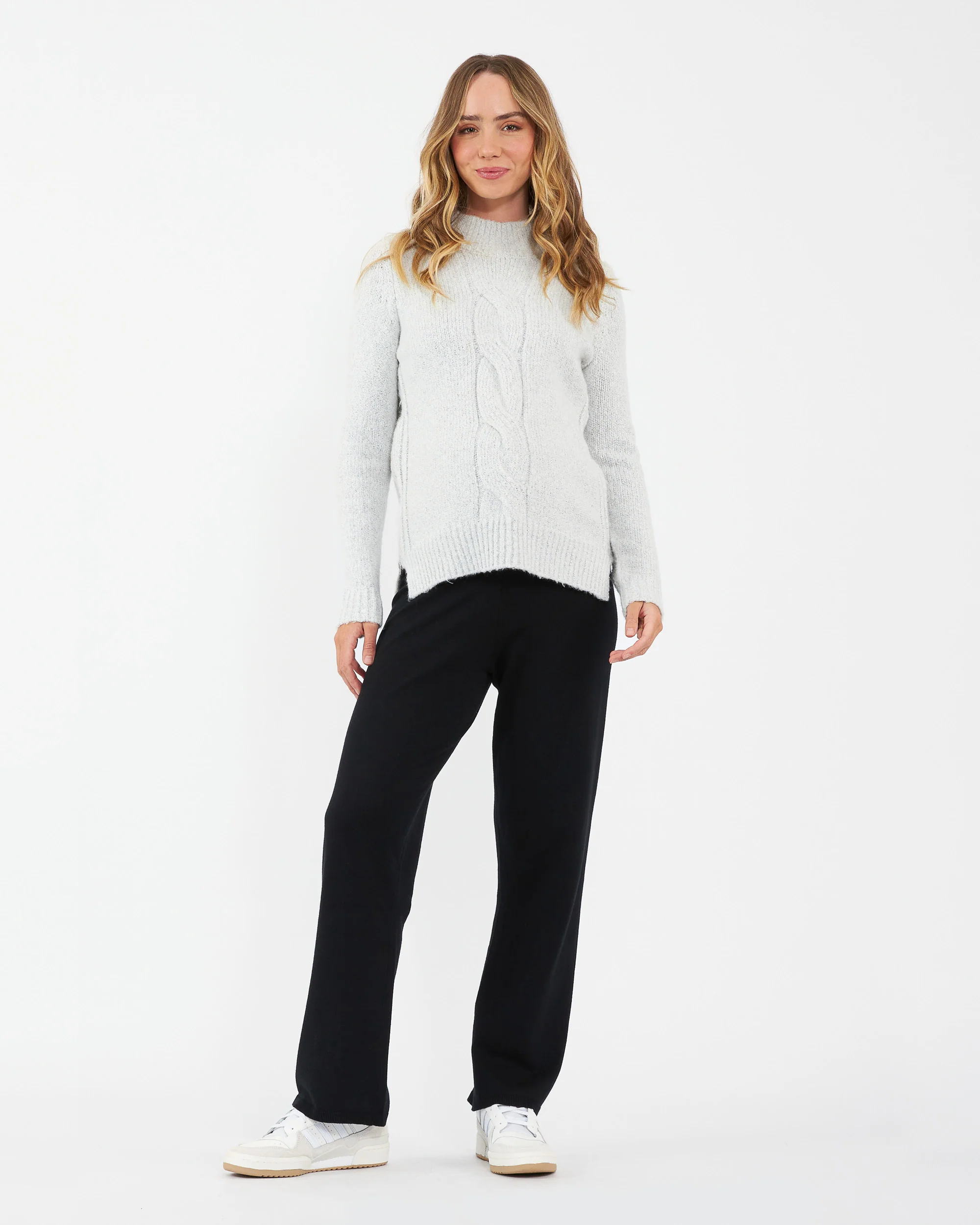 Cable Nursing Knit Snow - Image 6