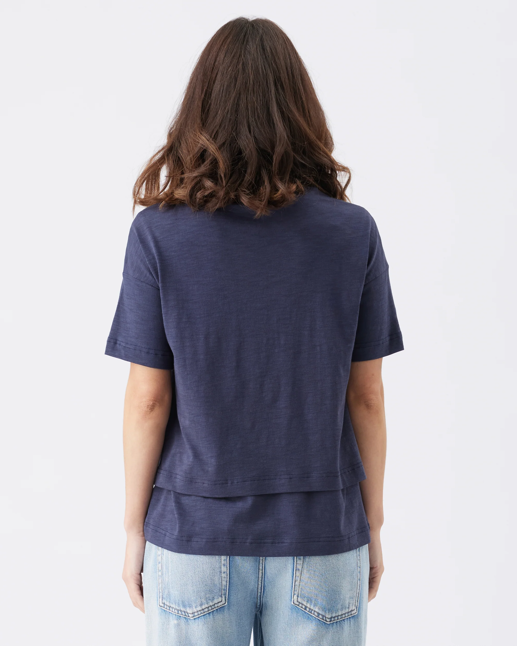 Claud Nursing Tee  Indigo - Image 4