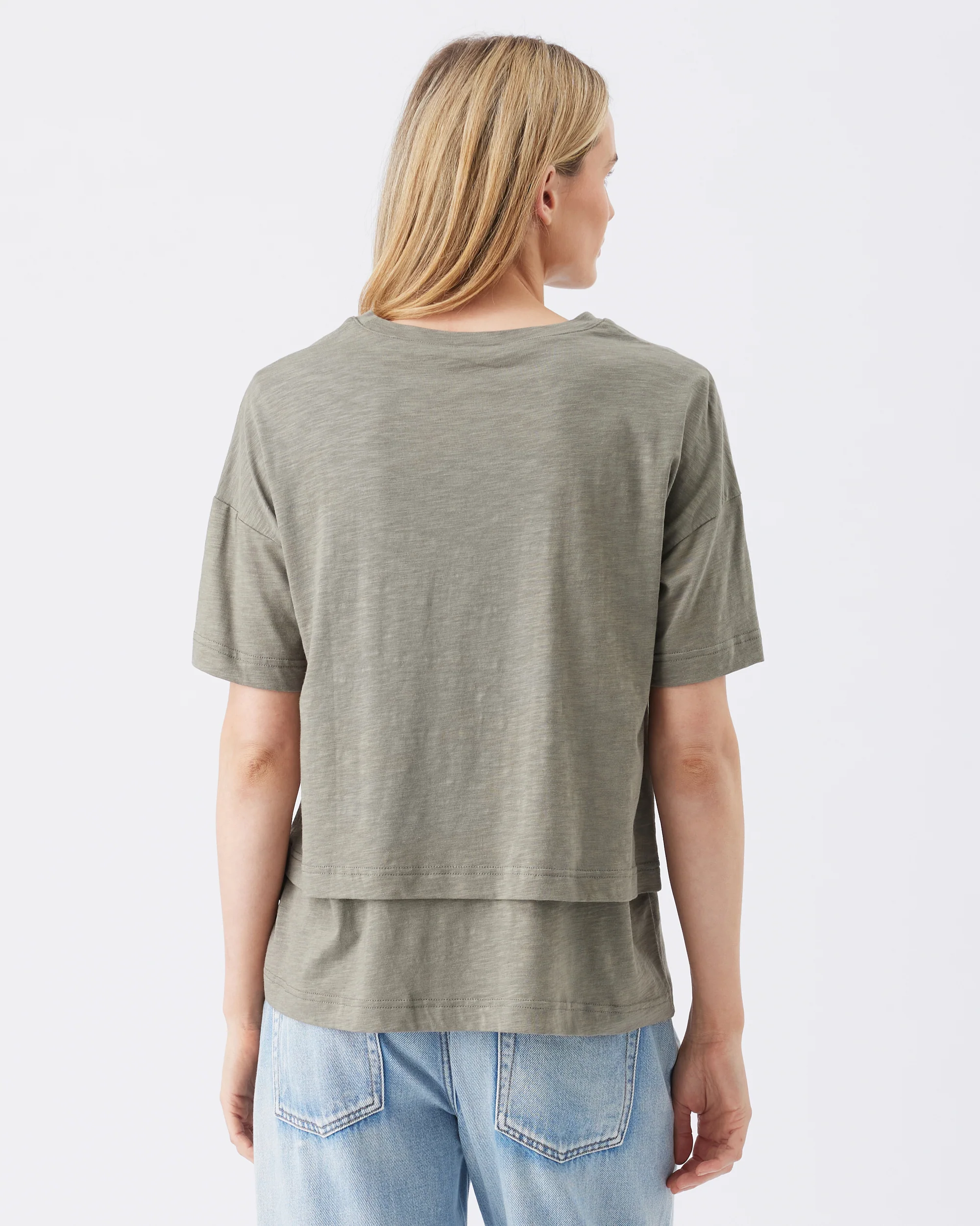 Claud Nursing Tee  Moss - Image 4