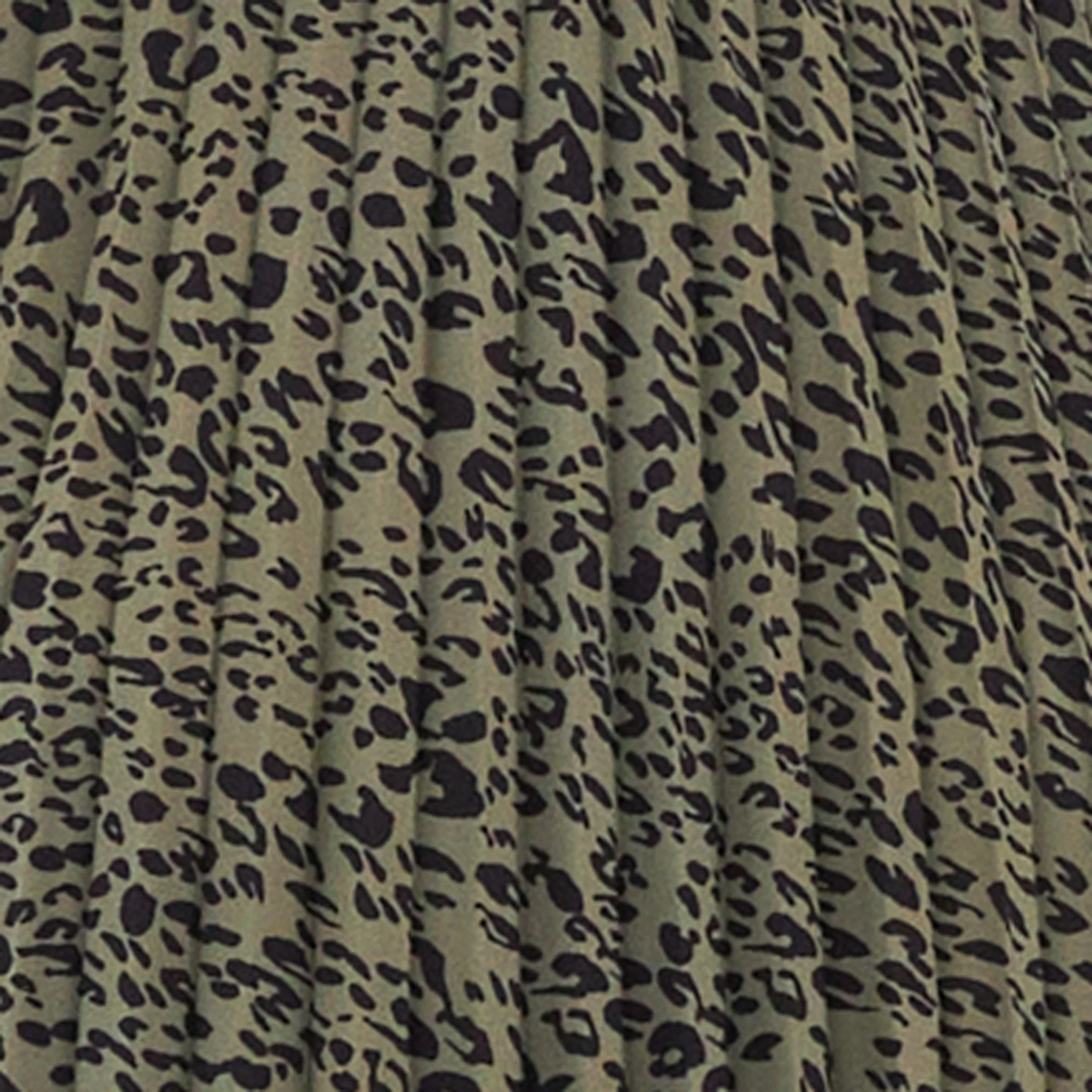 Cleo Pleat Skirt Khaki / Black - Image 7