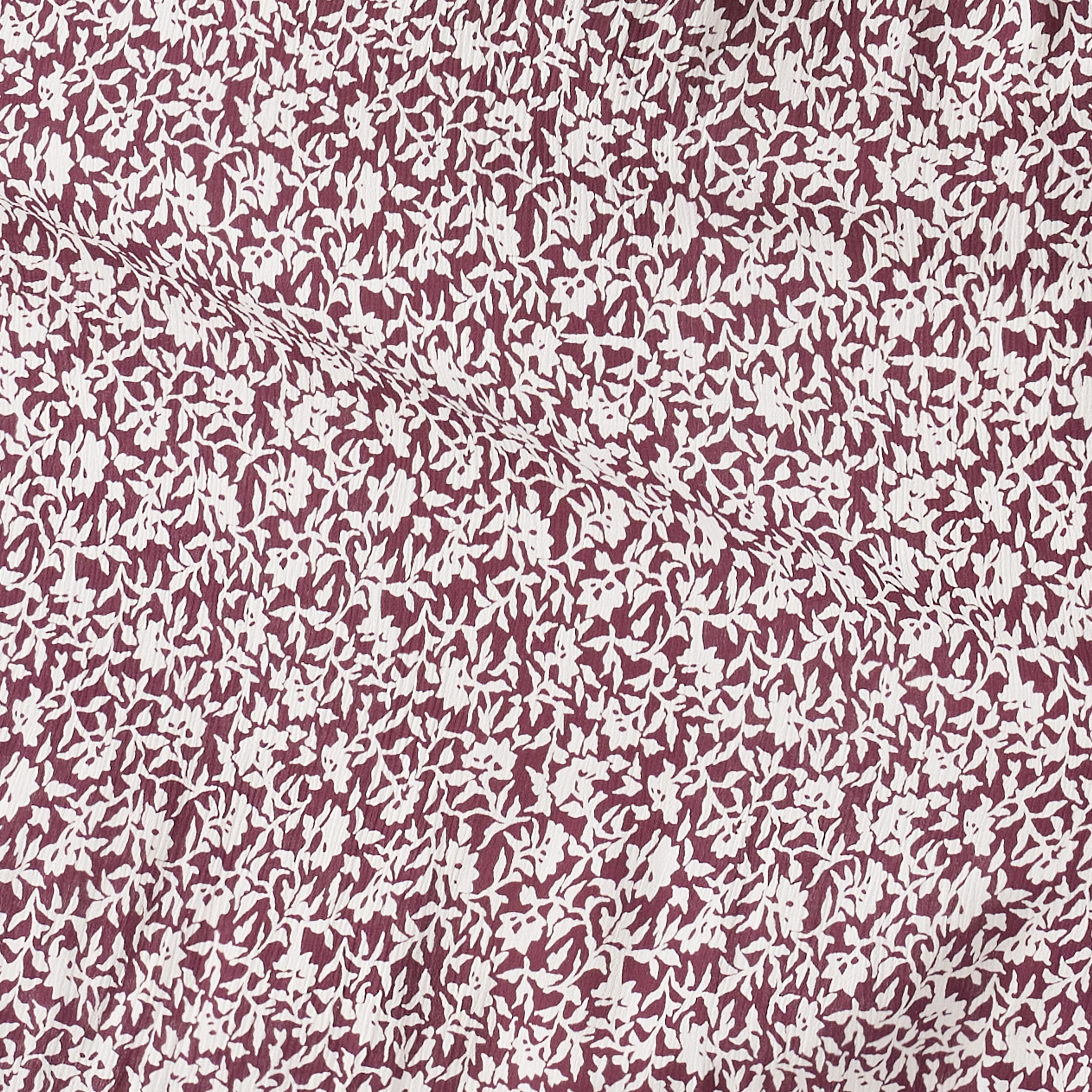 Dana Shirred Dress  Maroon / White - Image 6