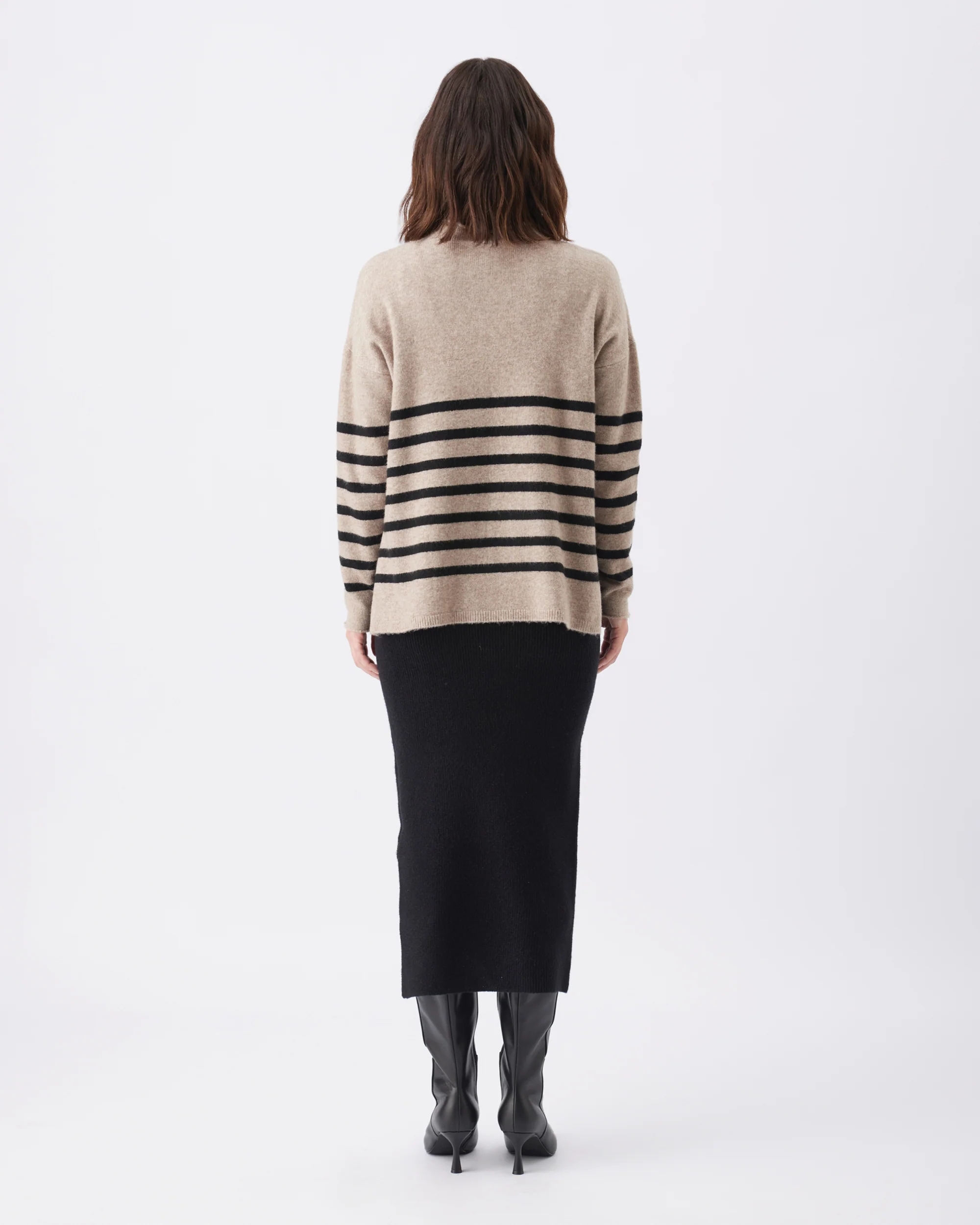 Dani Knit Skirt Black - Image 5