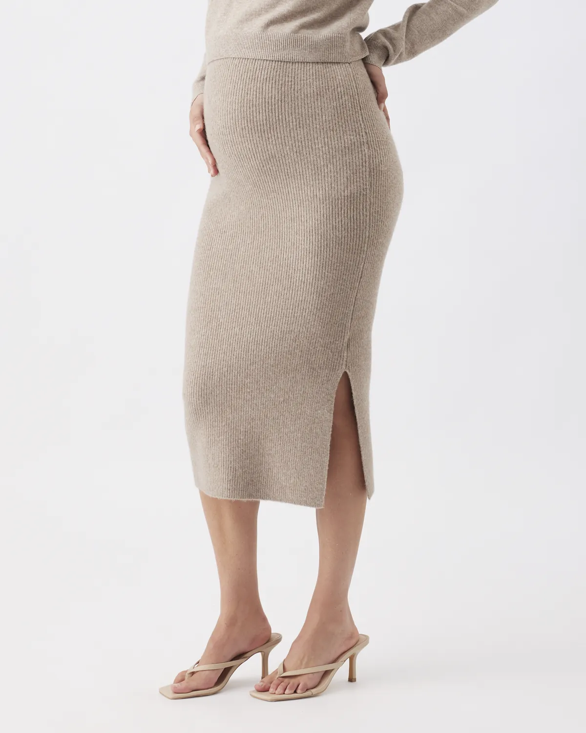 Dani Knit Skirt Latte - Image 4