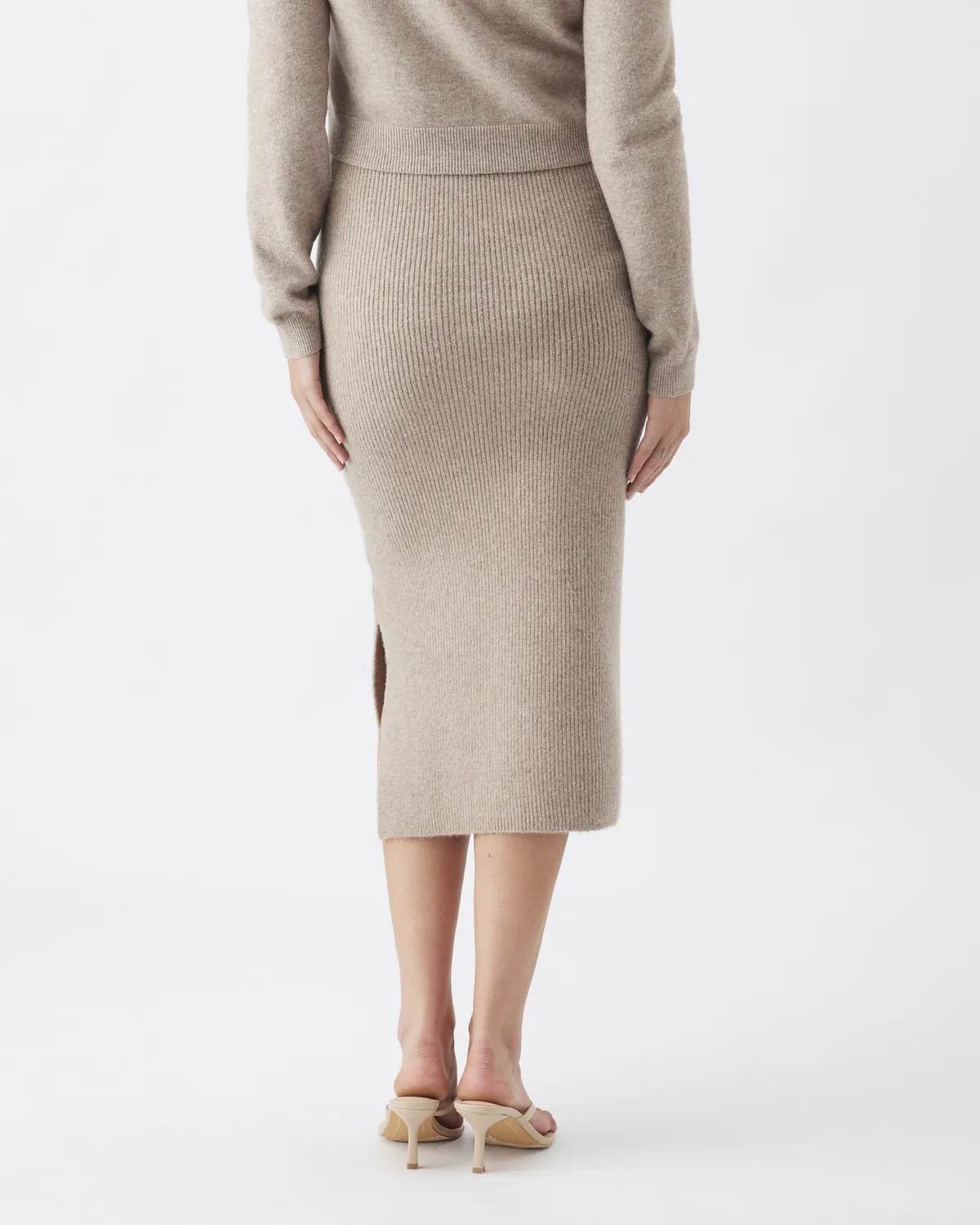 Dani Knit Skirt Latte - Image 5