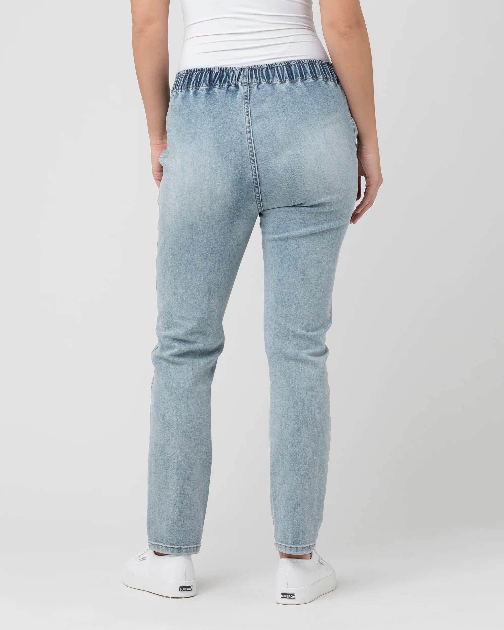 Denim Jogger Light Blue - Image 3