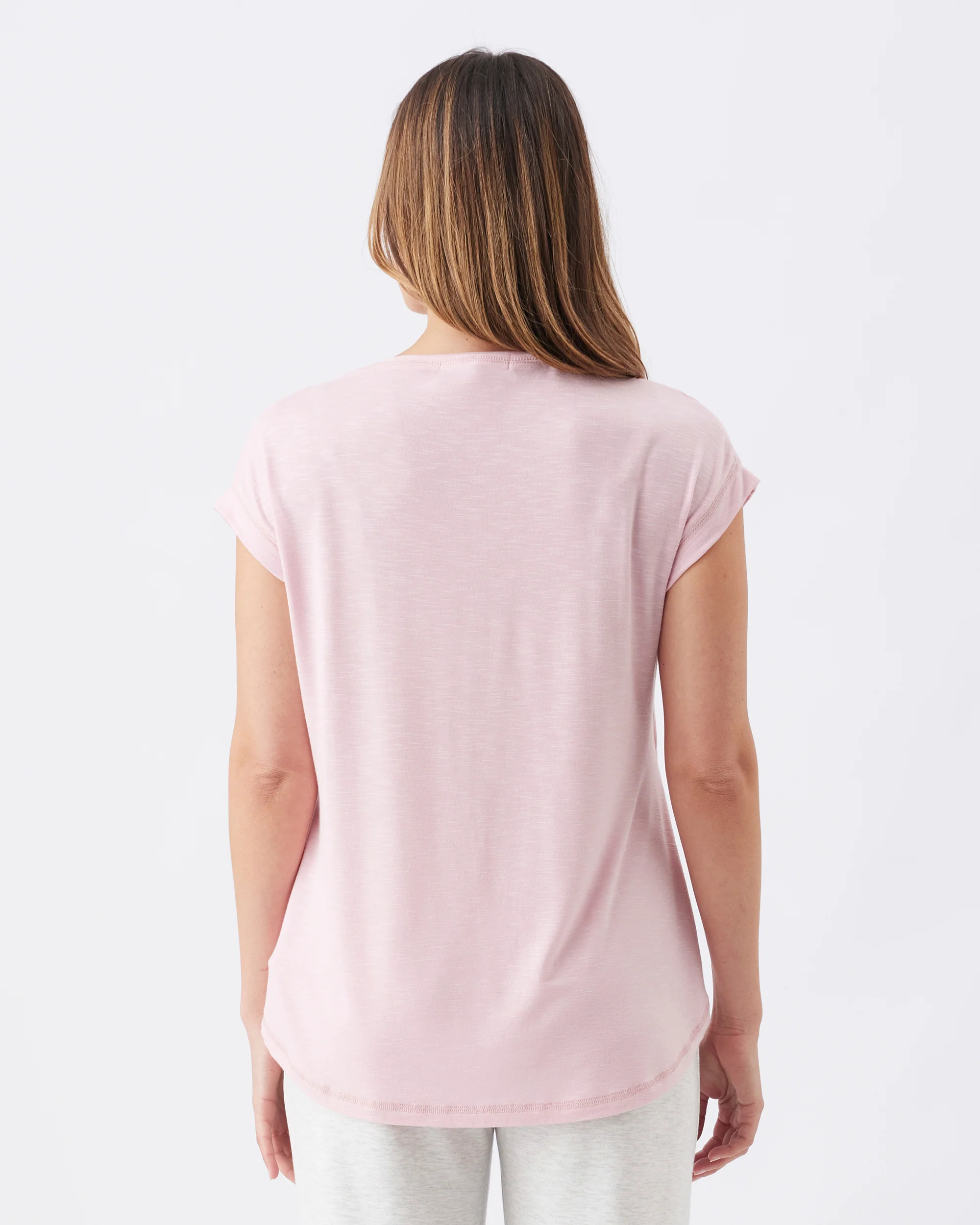 Dreamy Nursing Tee Dusty Pink - Image 4