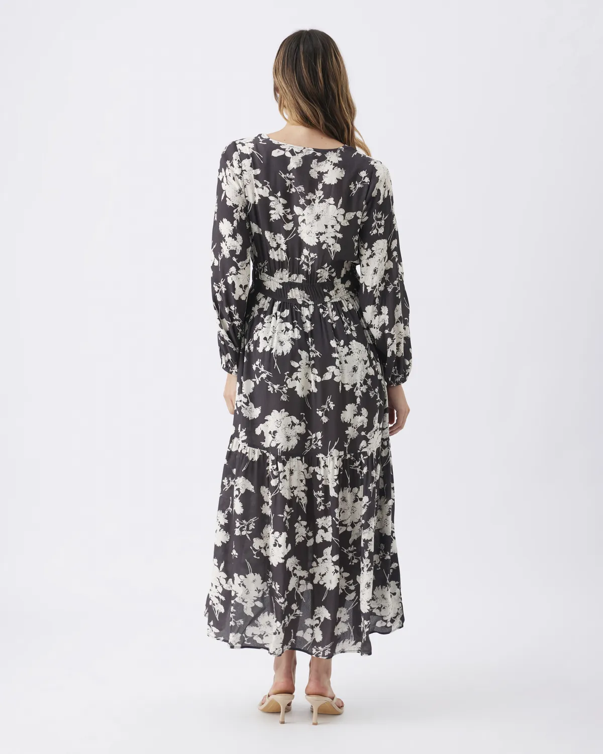 Drew Maxi Dress  Black / White - Image 3