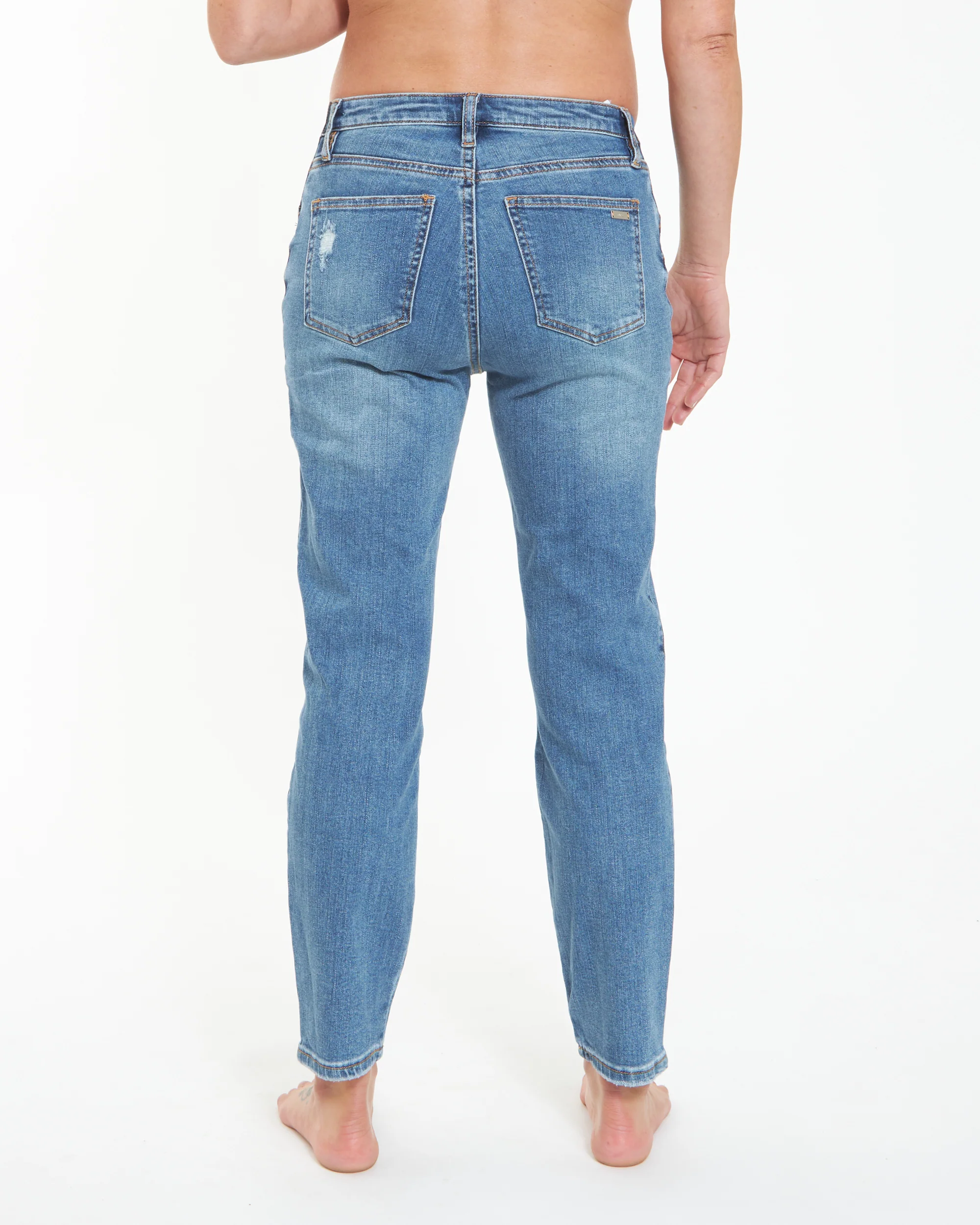 Dylan Distressed Jean Blue - Image 7