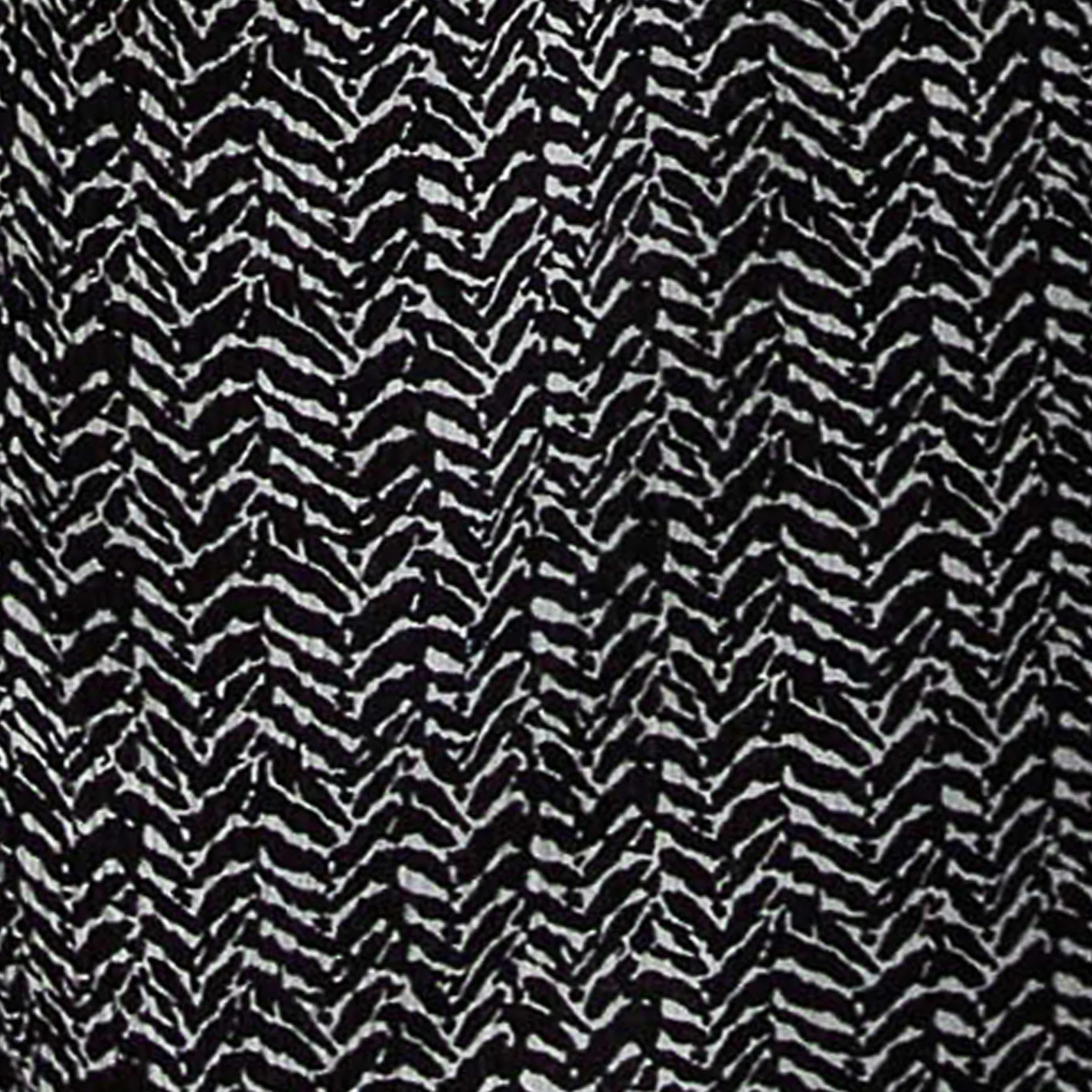 Emmy Shirred Dress Black / Natural - Image 6