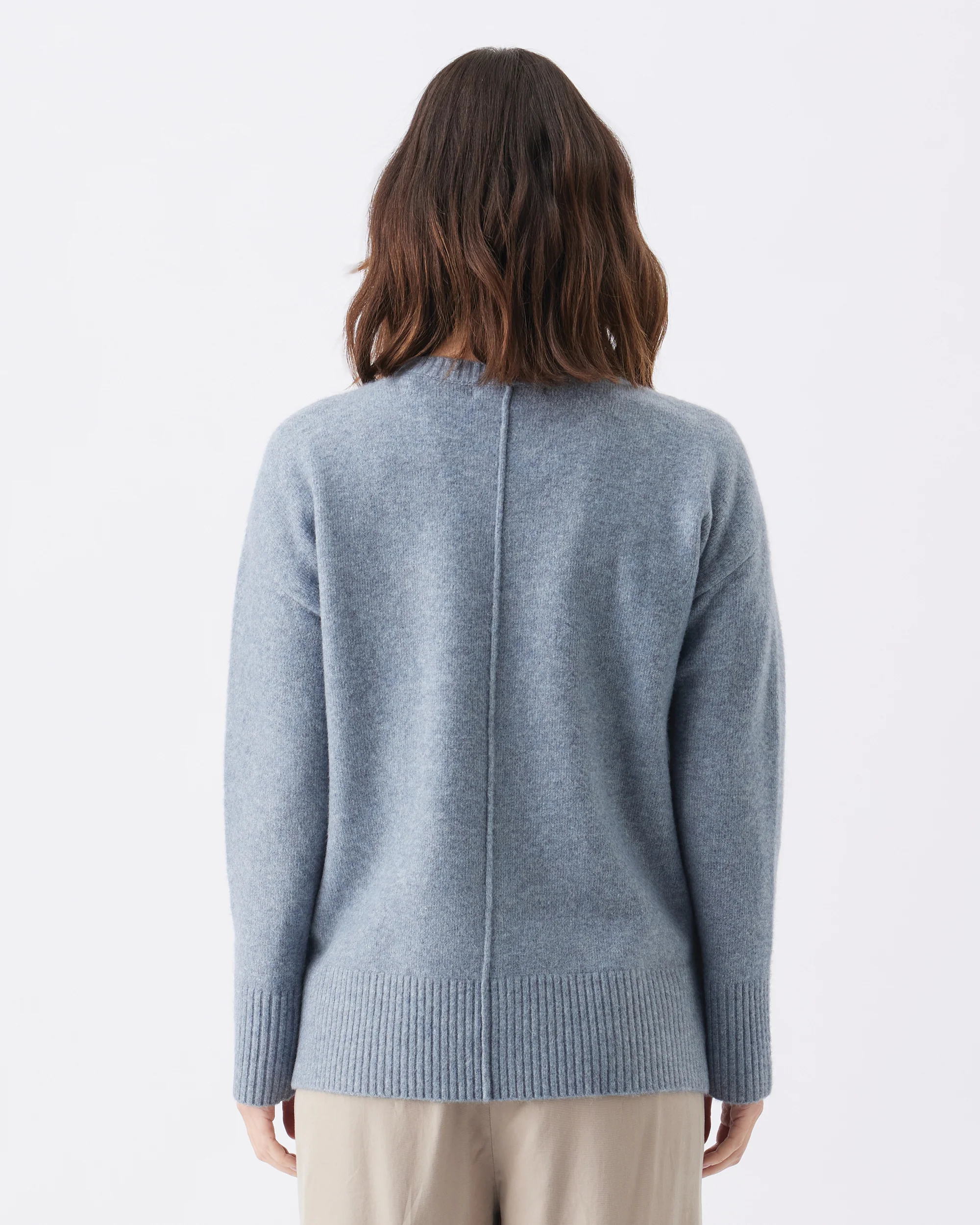 Eva Nursing Knit  Blue Marle - Image 3
