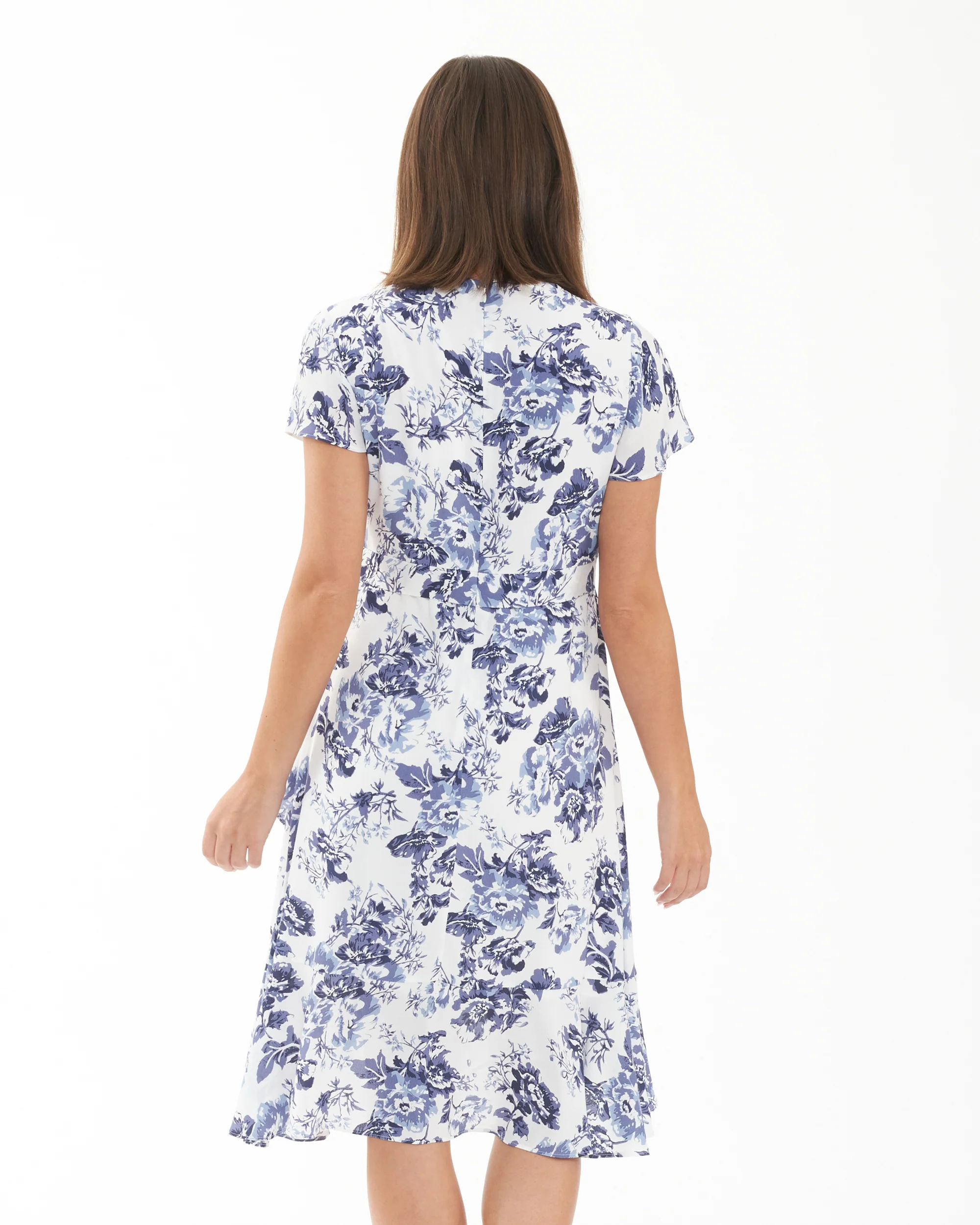 Georgia Tie Front Dress  White - Image 4