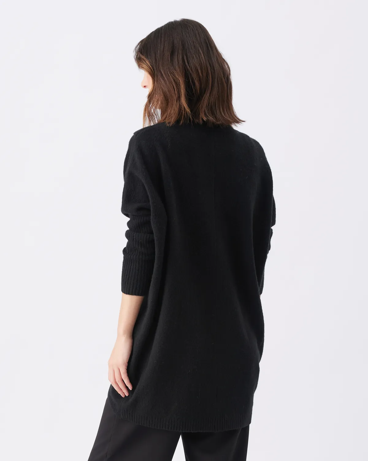 Hallie Cross Over Knit Black - Image 3
