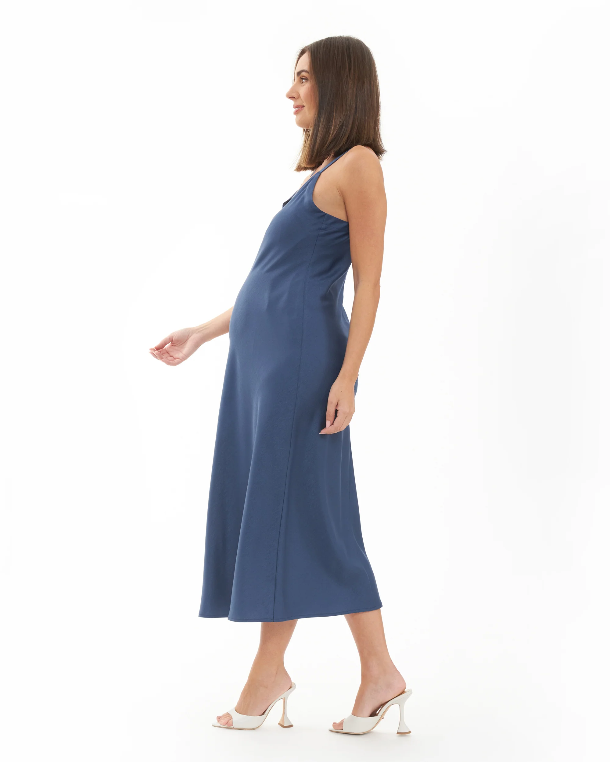 Harlow Slip Dress  Deep Blue - Image 3