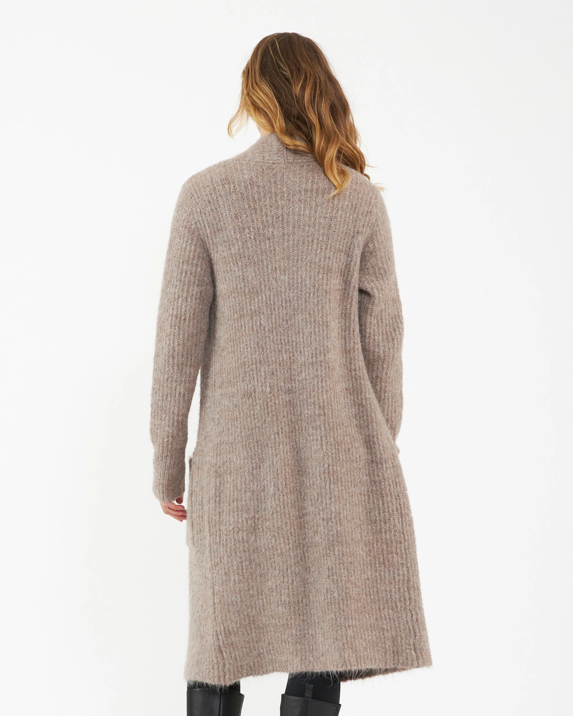 Helen Knit Cardigan Mocha - Image 4