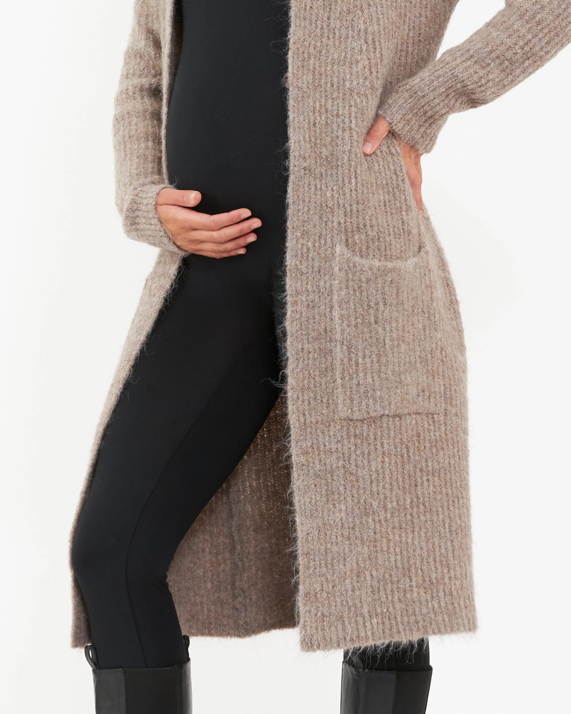 Helen Knit Cardigan Mocha - Image 5
