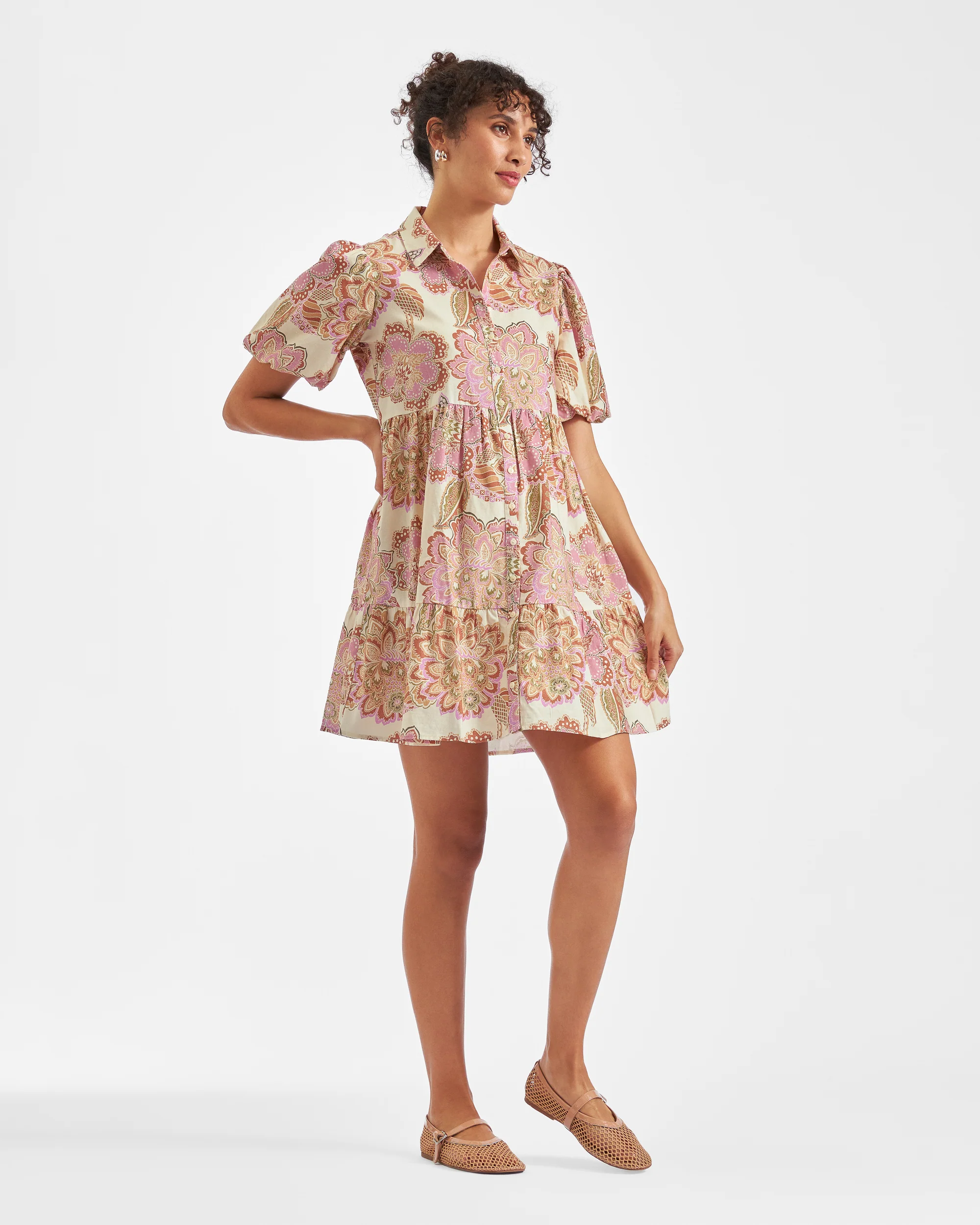 Hope Linen Dress  Natural - Image 2