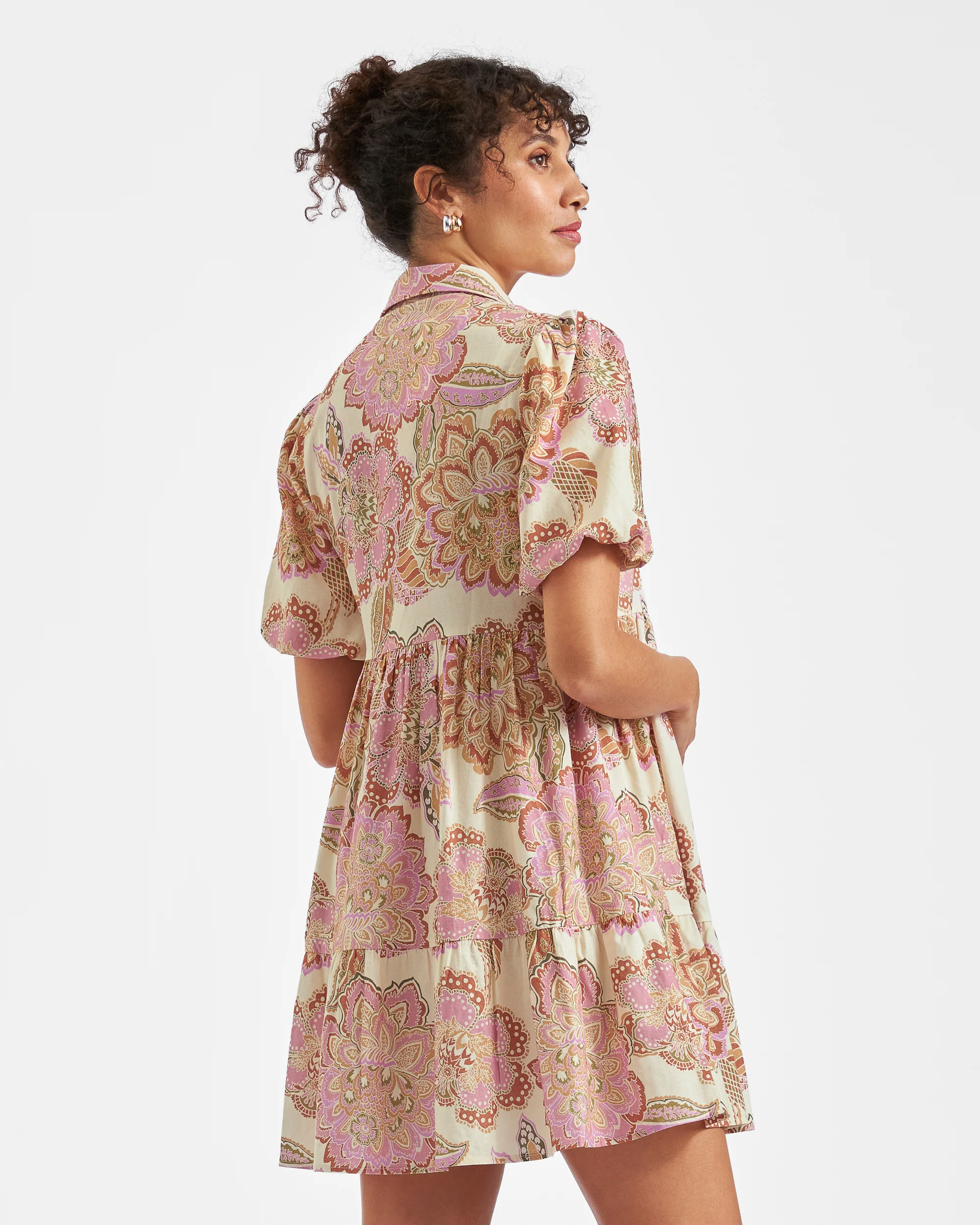 Hope Linen Dress  Natural - Image 3