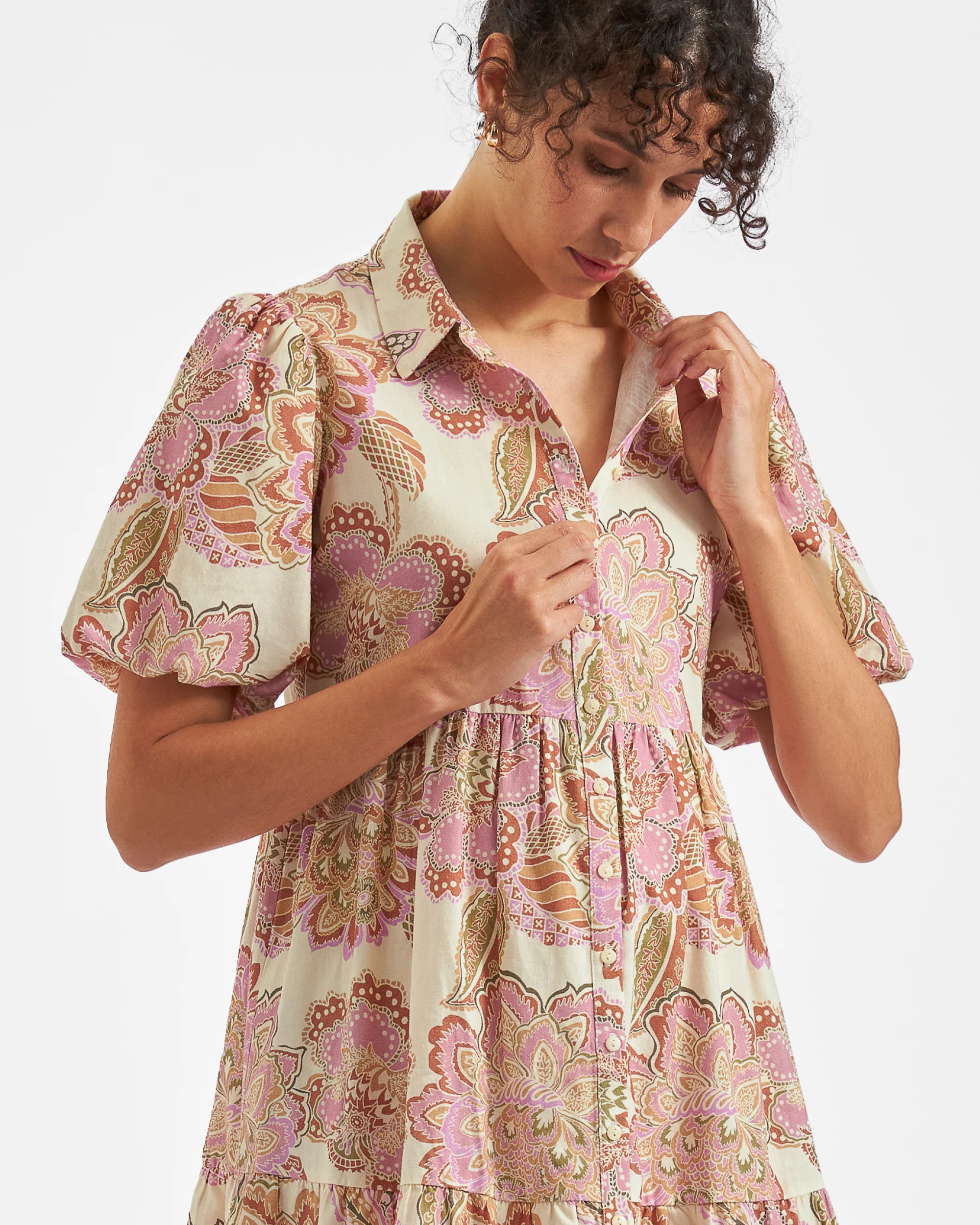 Hope Linen Dress  Natural - Image 5