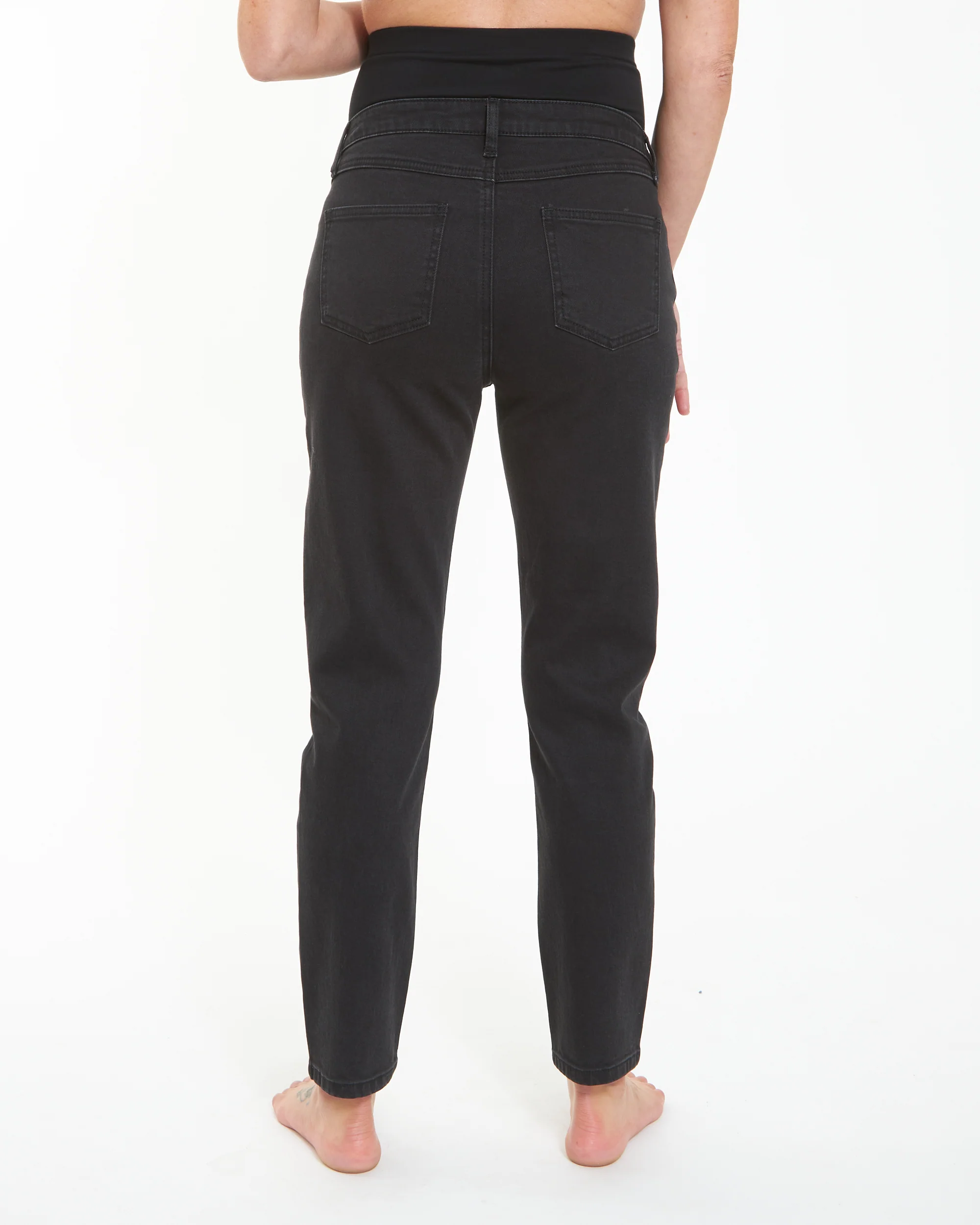 Hunter Over Bump Crop Jean Black - Image 6