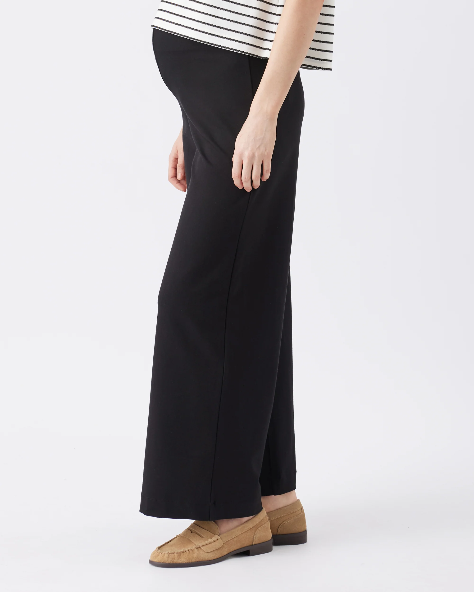 Isha Wide Leg Pant Black - Image 4