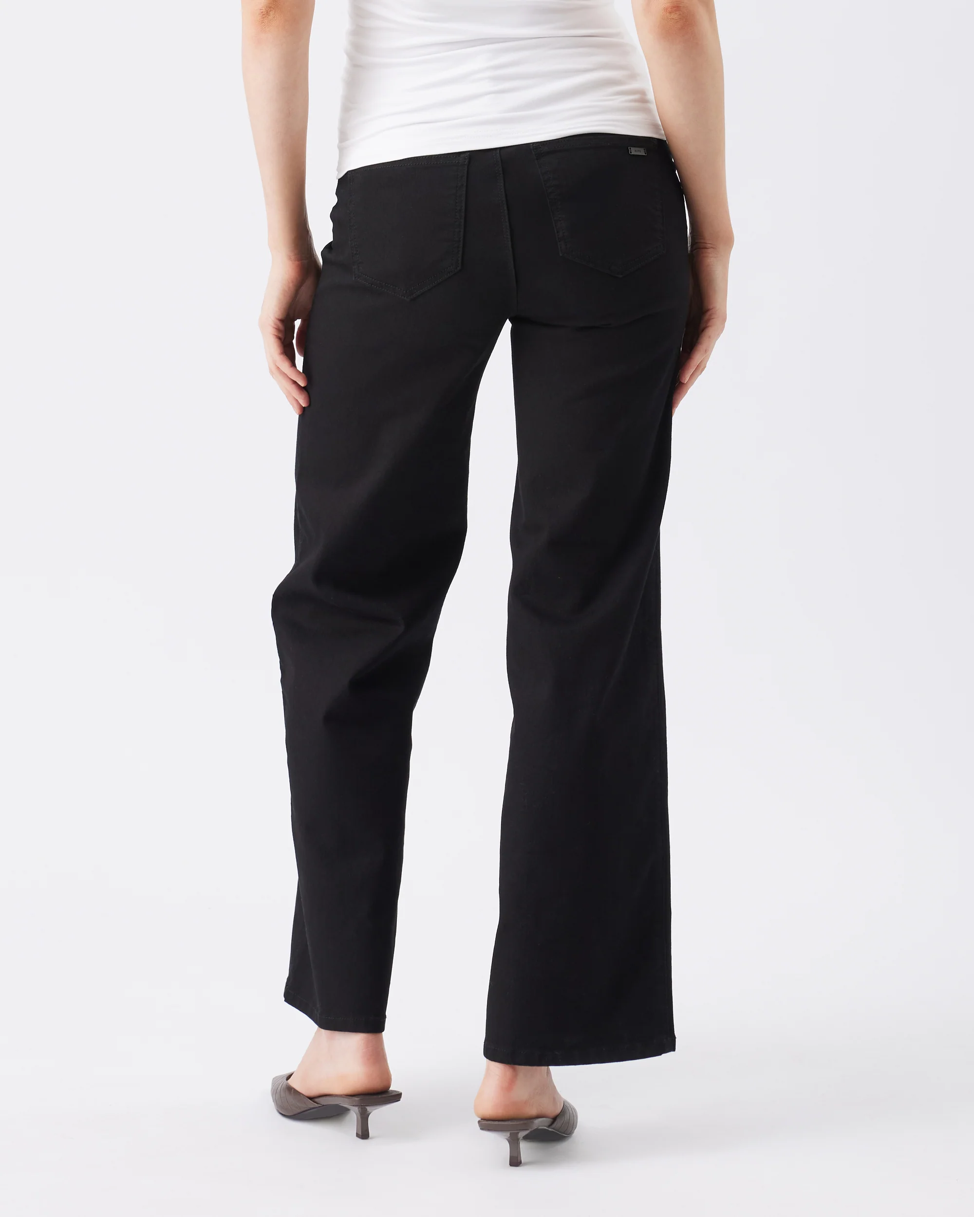 Kyle Wide Leg Jean Black - Image 4