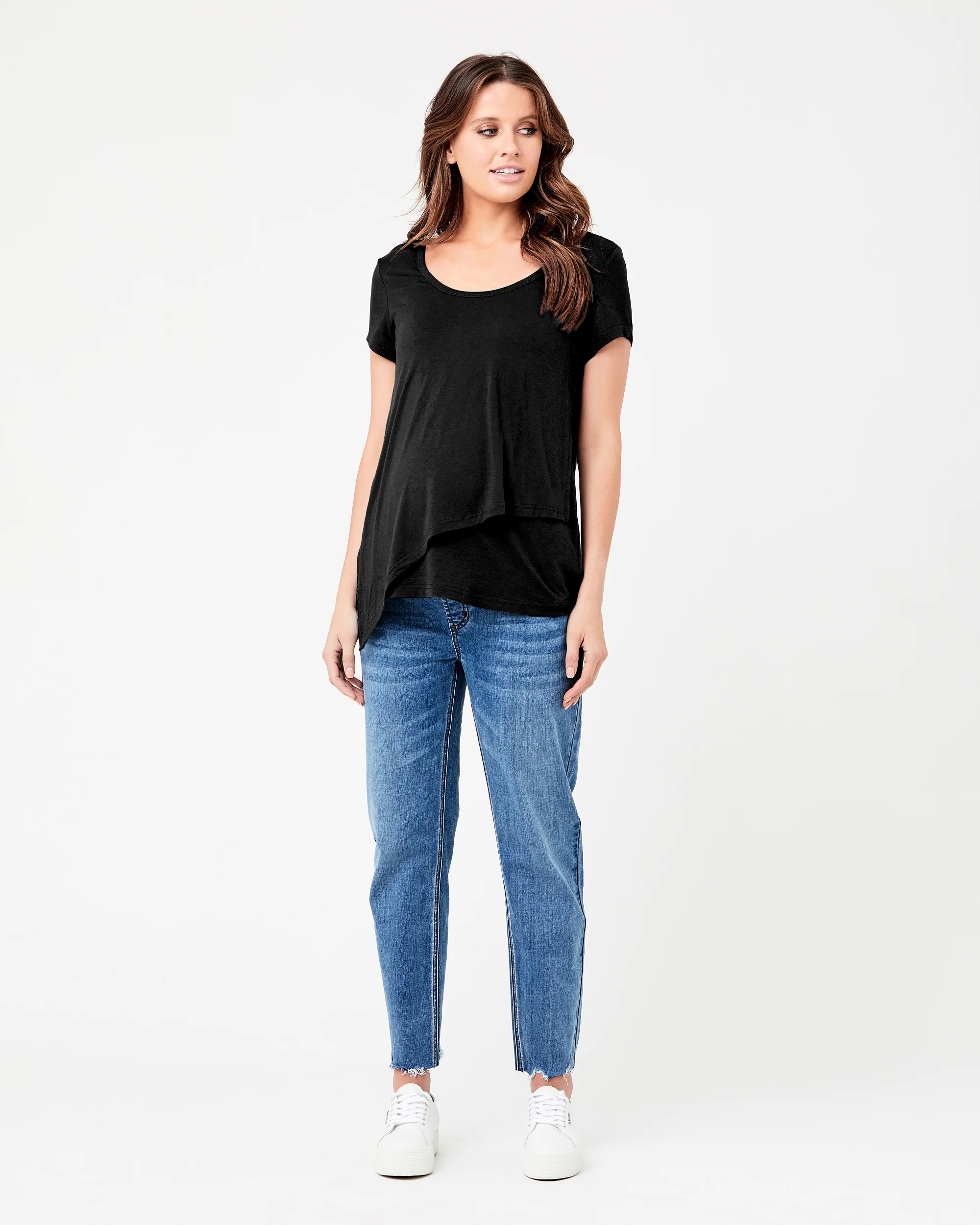 Lara Nursing Tee Black - Image 5