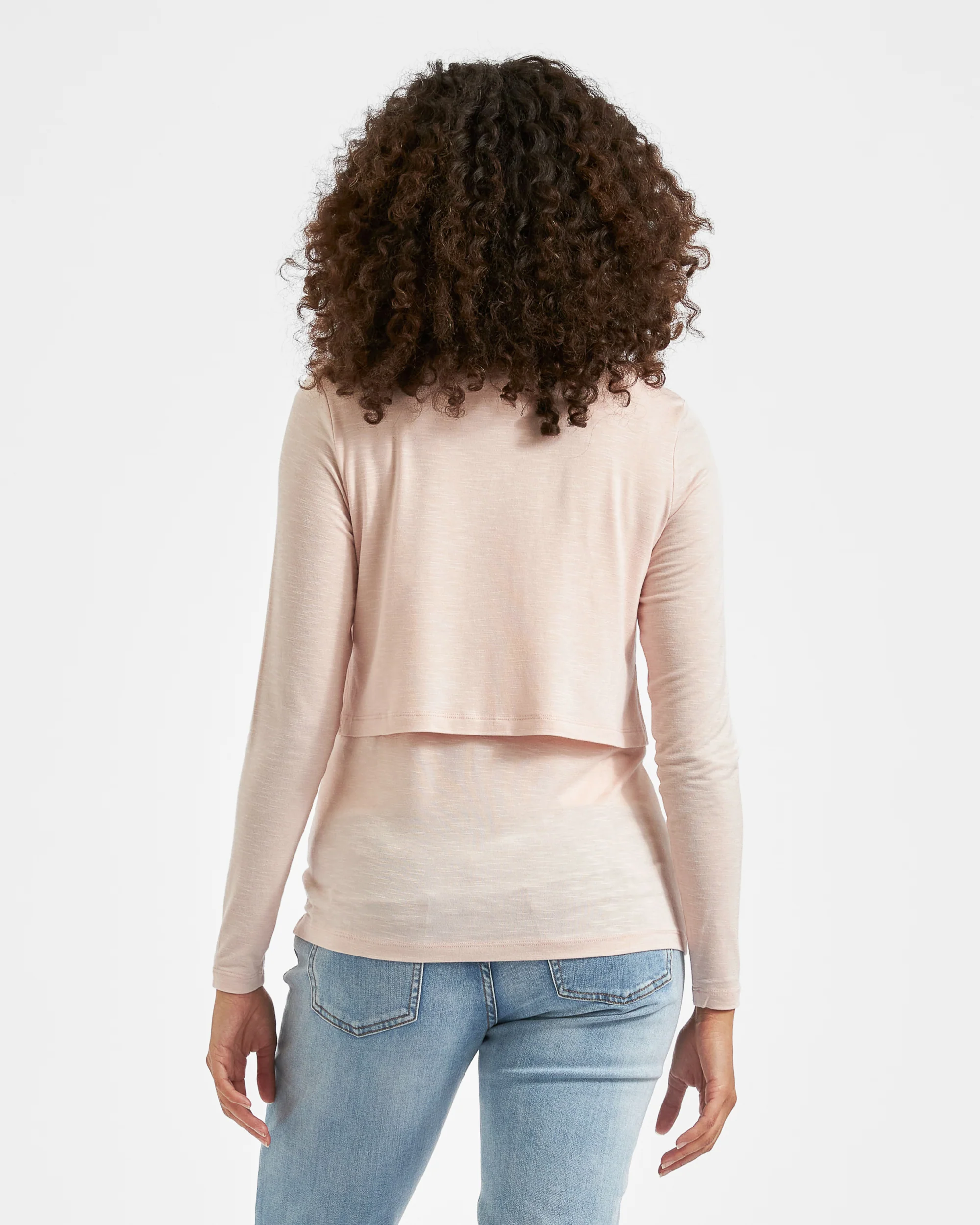 Leah Nursing Top Pink Sand - Image 4