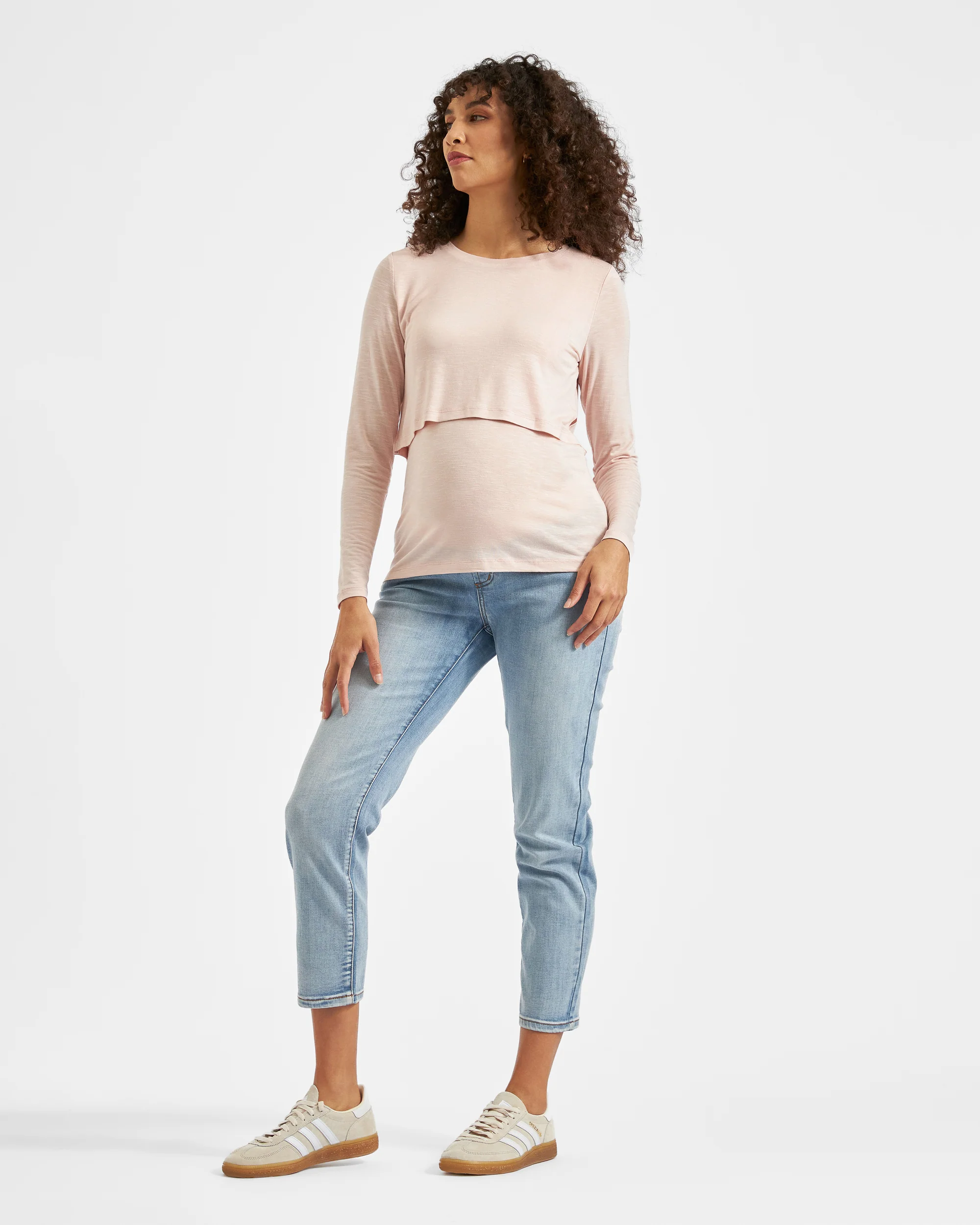 Leah Nursing Top Pink Sand - Image 5