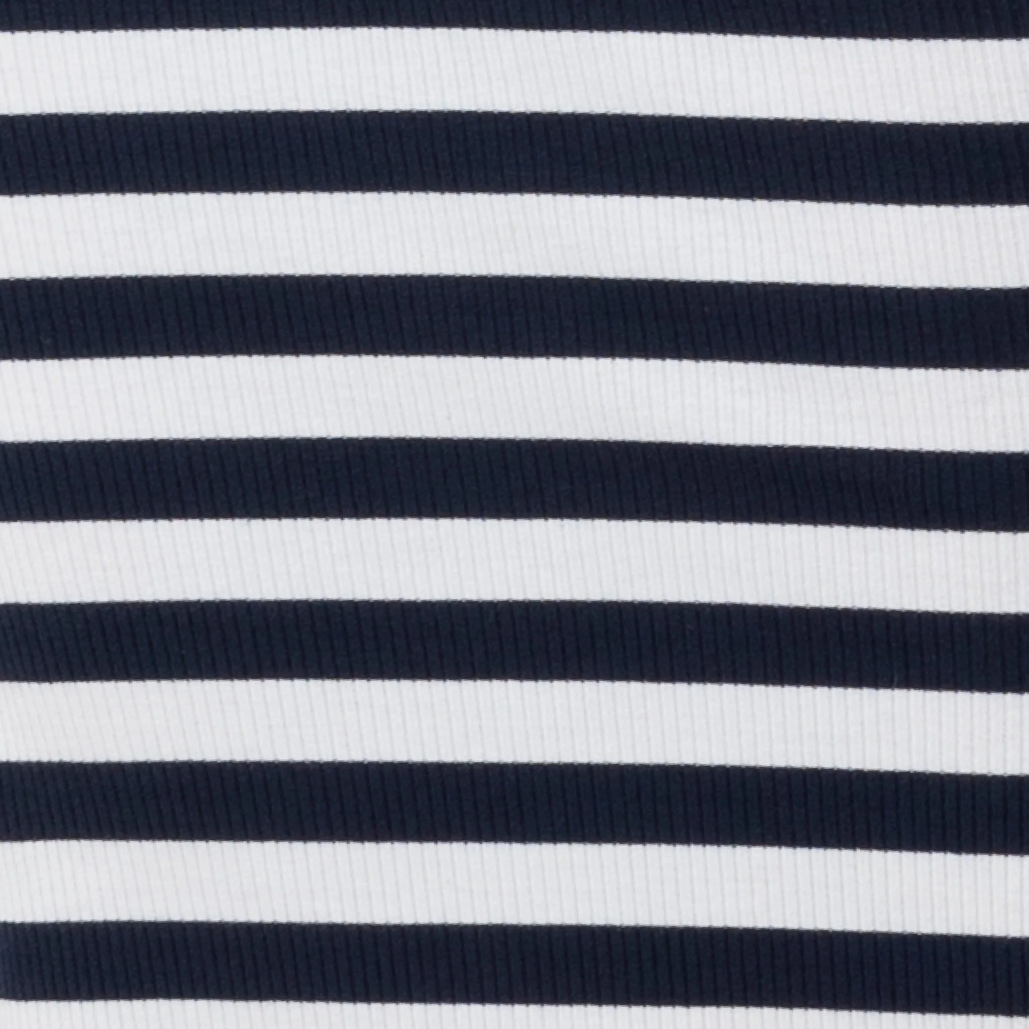 Lee Button Down Rib Dress  Navy / White - Image 6