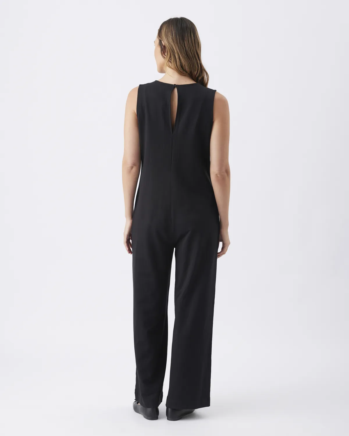 Leni Nursing Jumpsuit  Black - Image 4