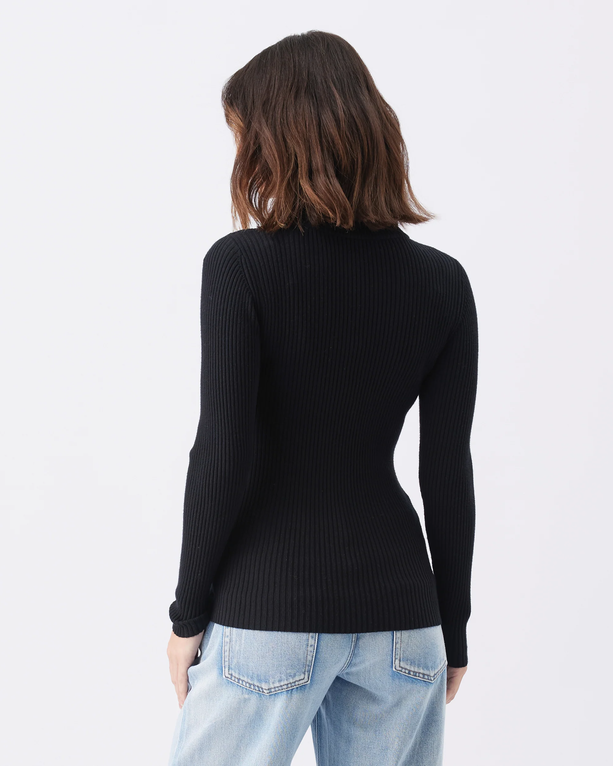 Lift Up Nursing Knit  Black - Image 4