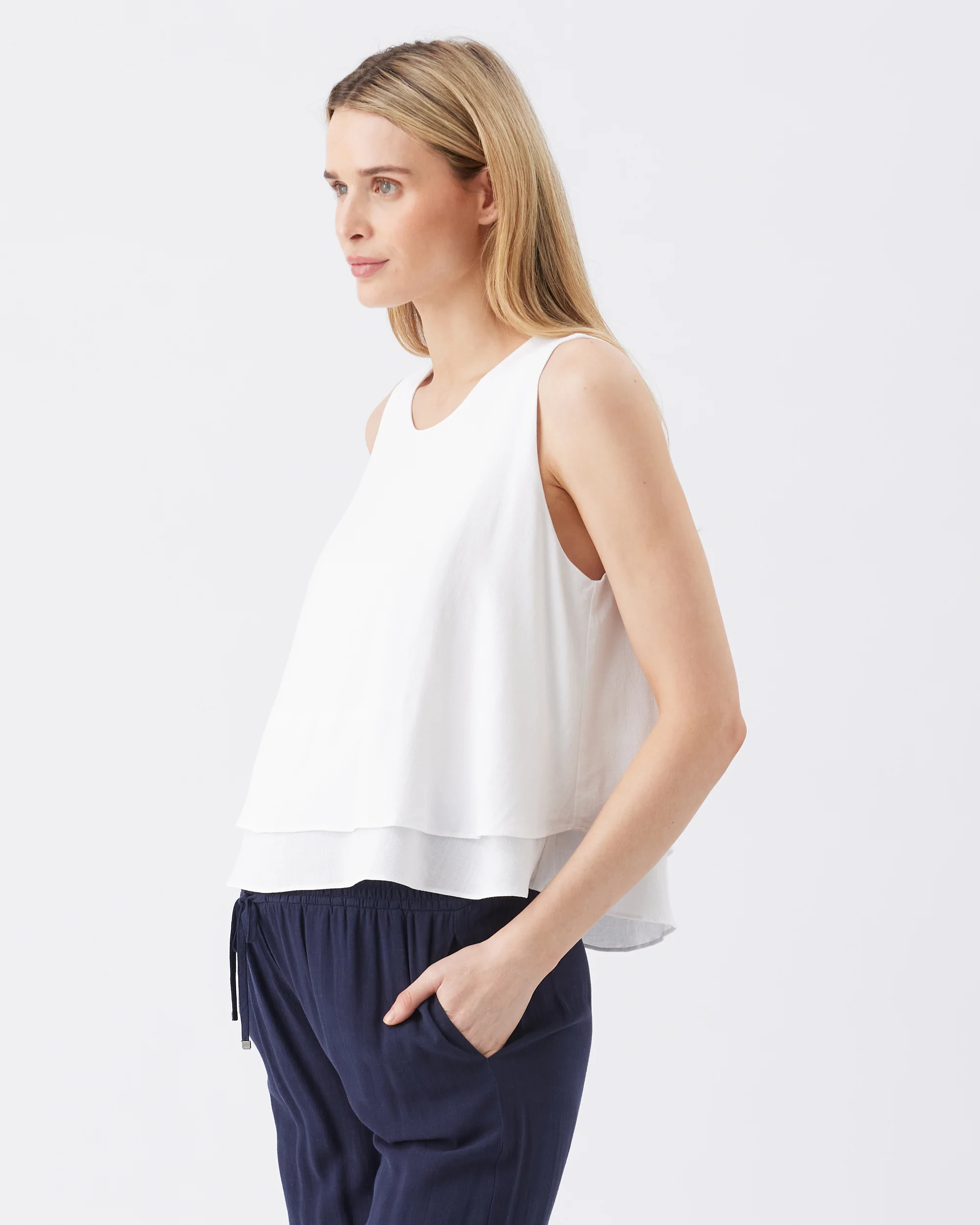 Lois Nursing Top White - Image 3
