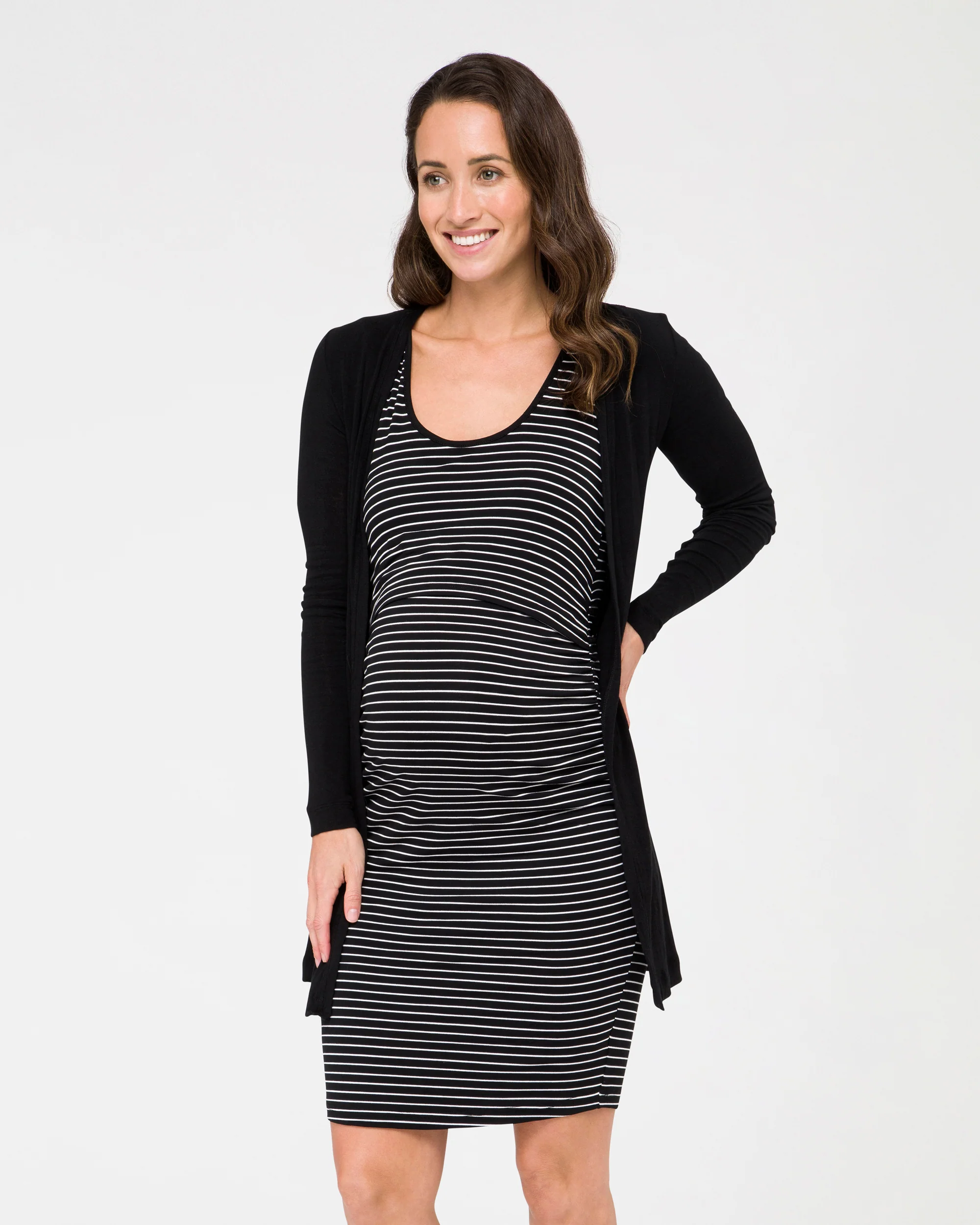 Longline Cardi Black - Image 2
