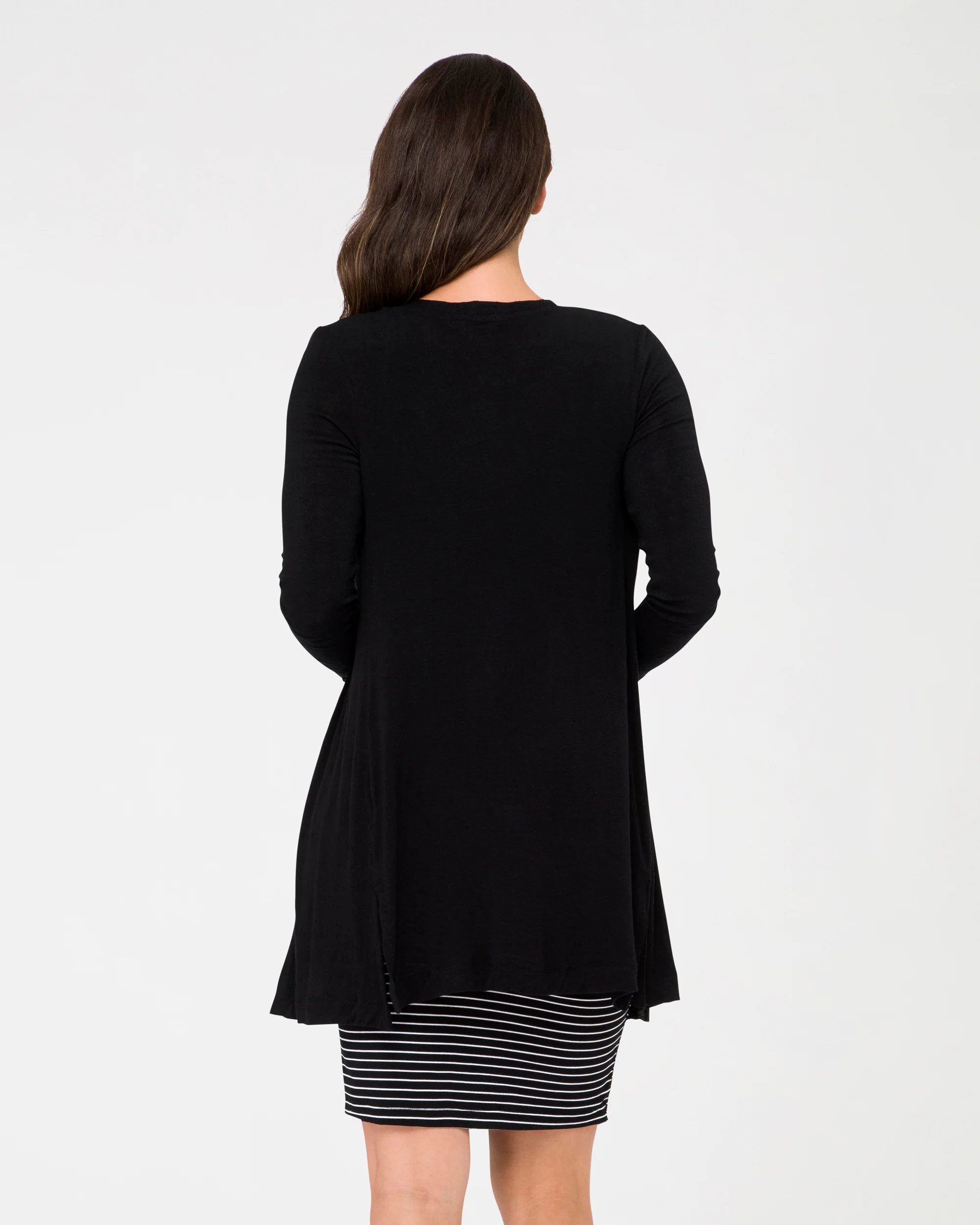 Longline Cardi Black - Image 4